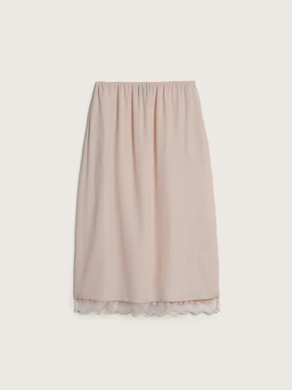 Lace Trim Negligee Skirt made by Simone Rocha