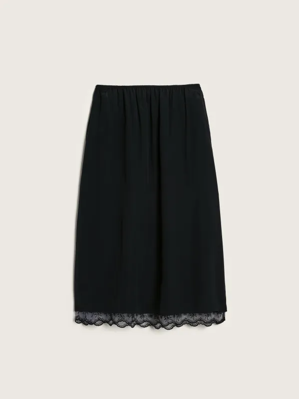 Lace Trim Negligee Skirt made by Simone Rocha