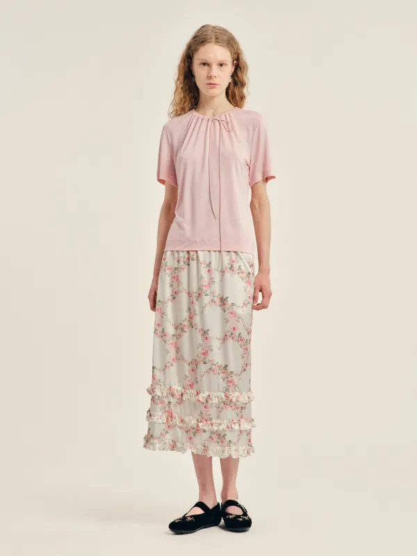Ruffle Frill Hem Easy Skirt made by Simone Rocha