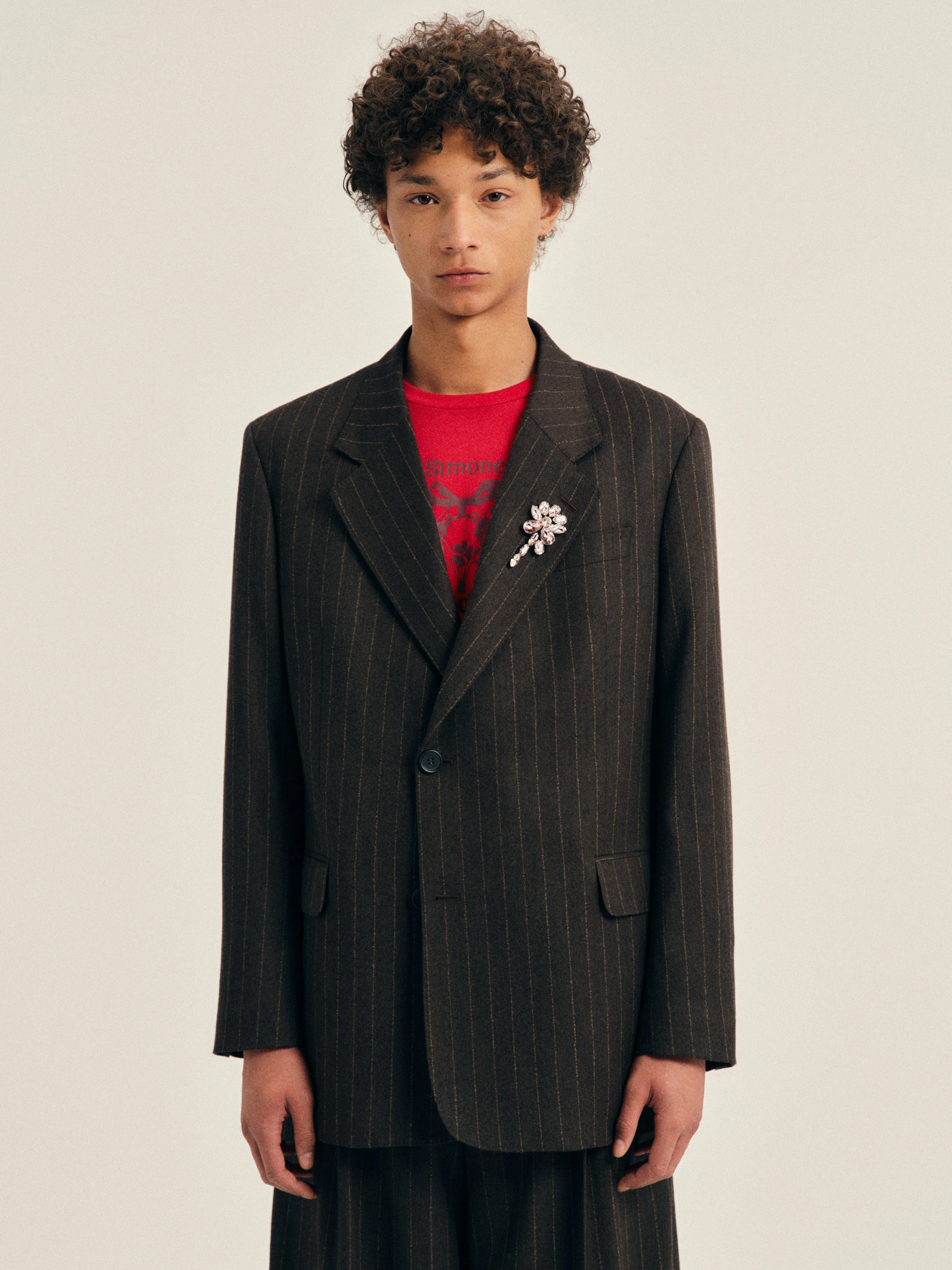 Embellished Notch Lapel Jacket sold by Simone Rocha product image thumbnail 4