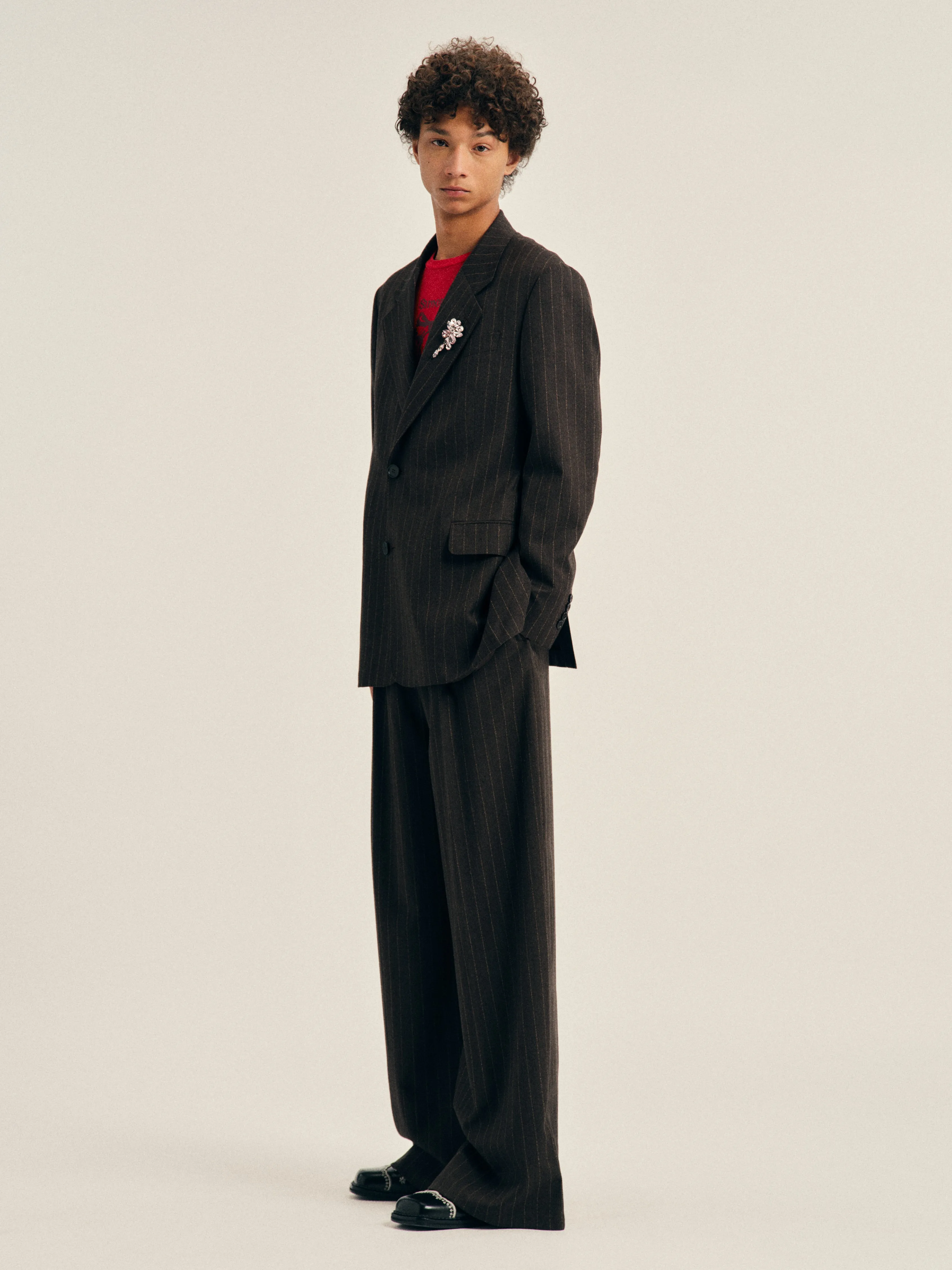 Embellished Notch Lapel Jacket sold by Simone Rocha product image thumbnail 2