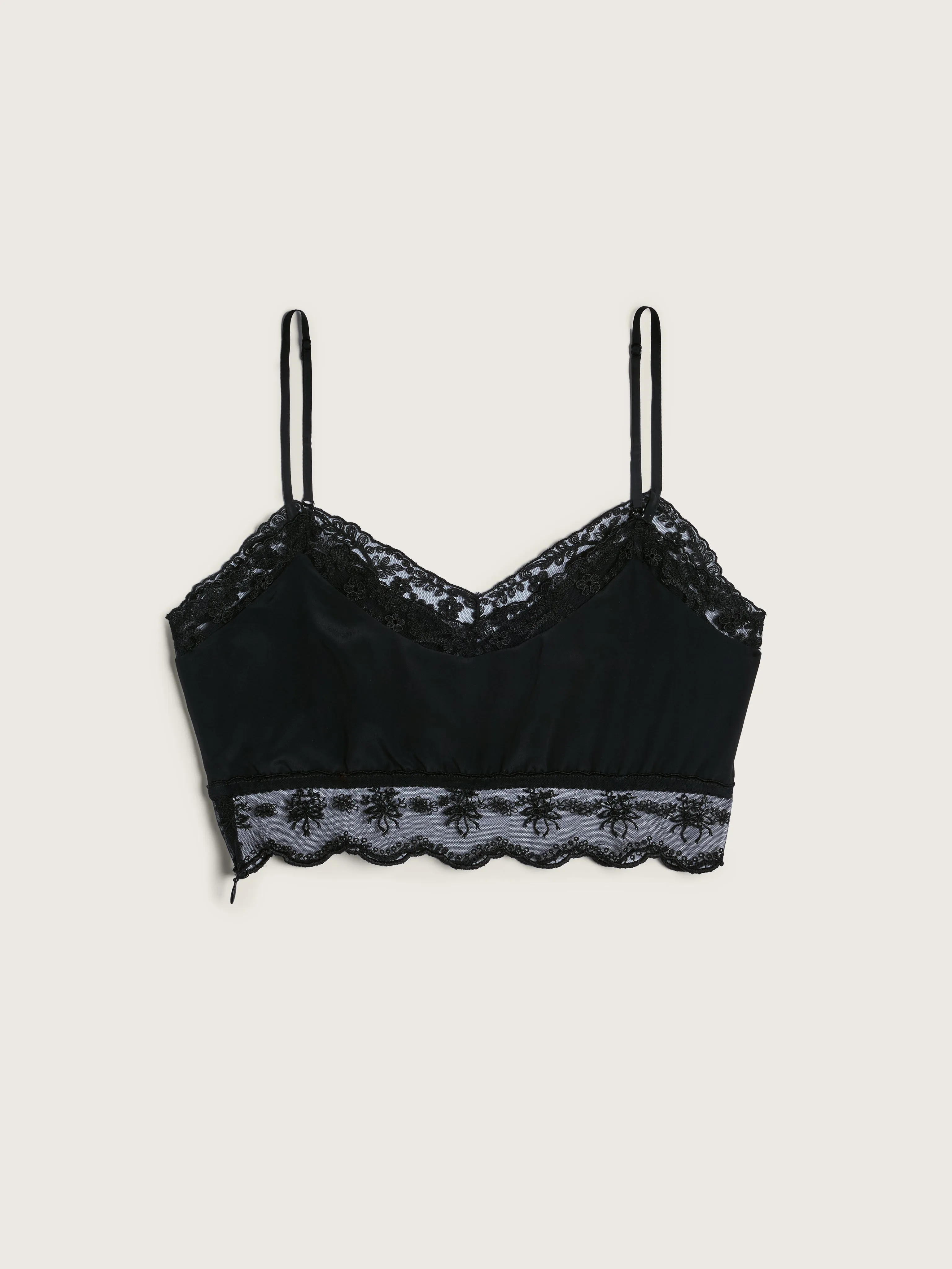 Lace Trim Negligee Bralette sold by Simone Rocha product image thumbnail 2