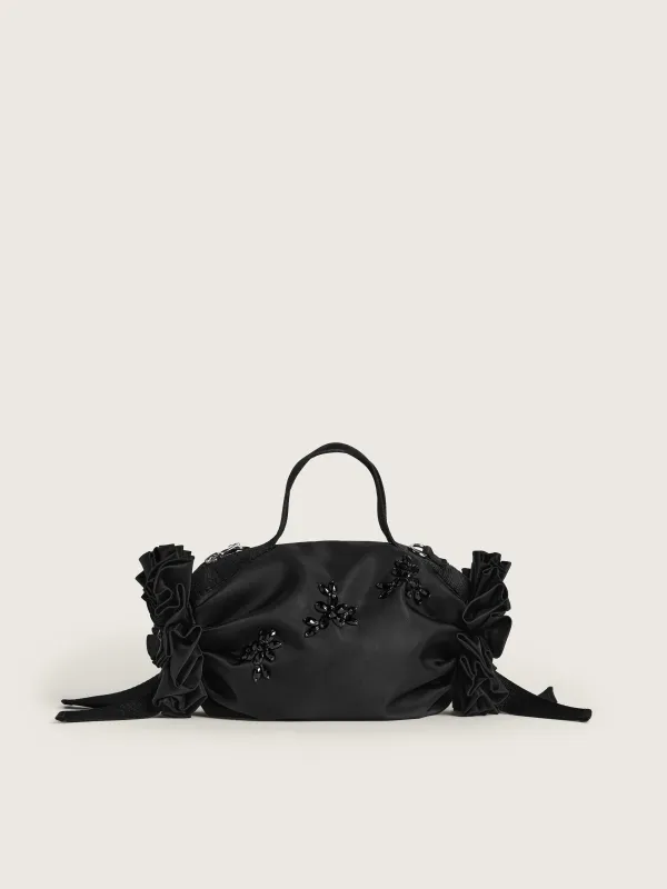 Turbo Embellished Mini Double Ribbon Rosette Bag made by Simone Rocha