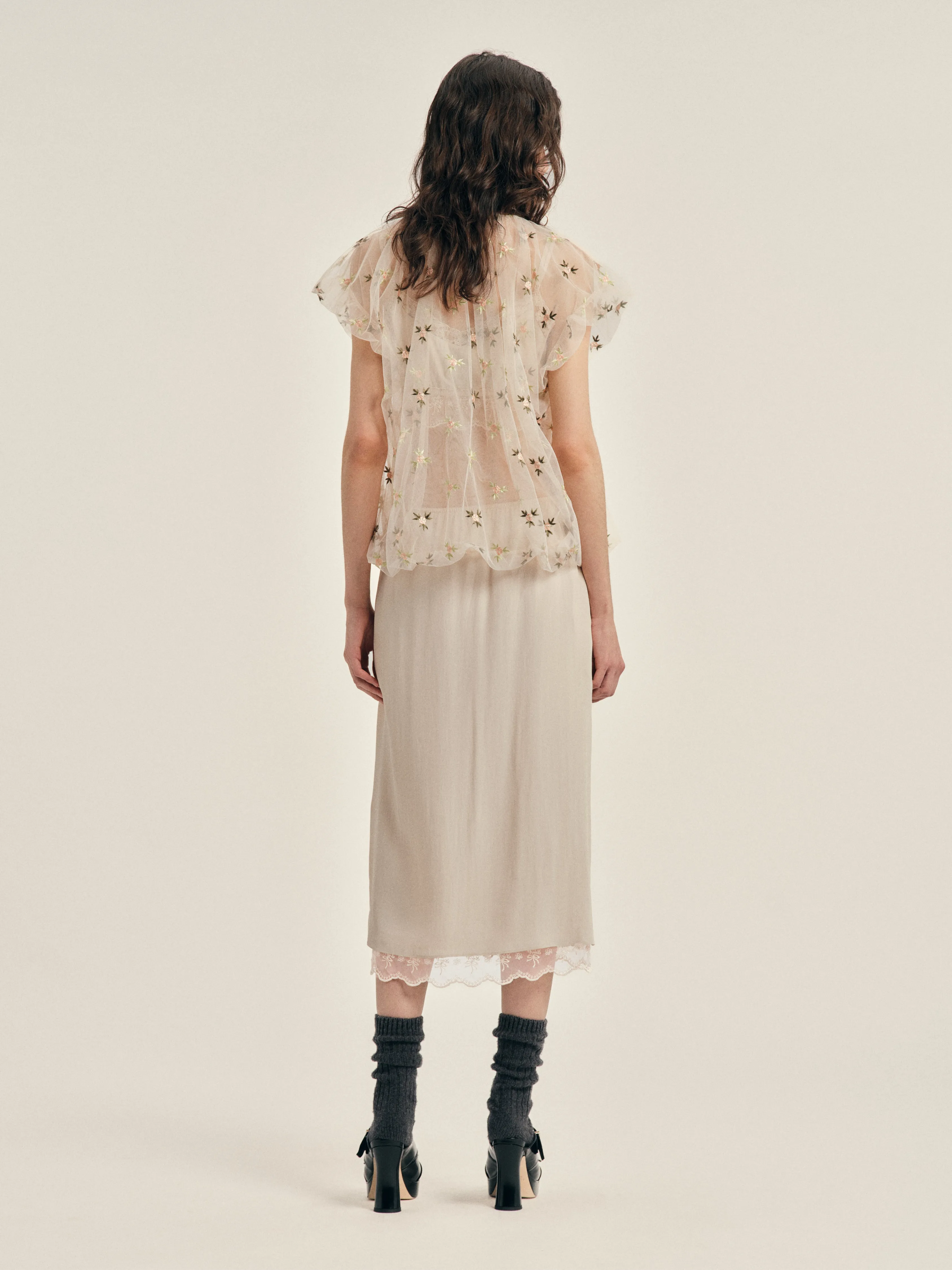 Gathered Cord Top sold by Simone Rocha product image thumbnail 4