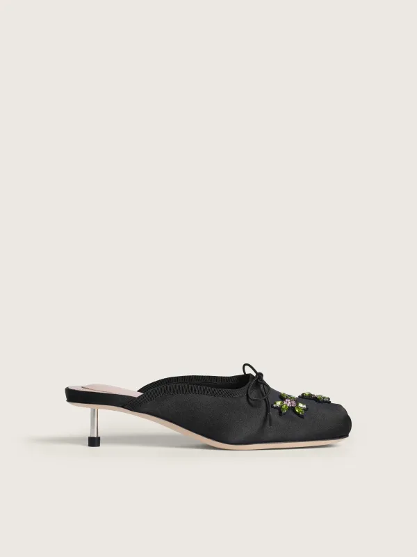 Embellished Pointe Mule Heel made by Simone Rocha