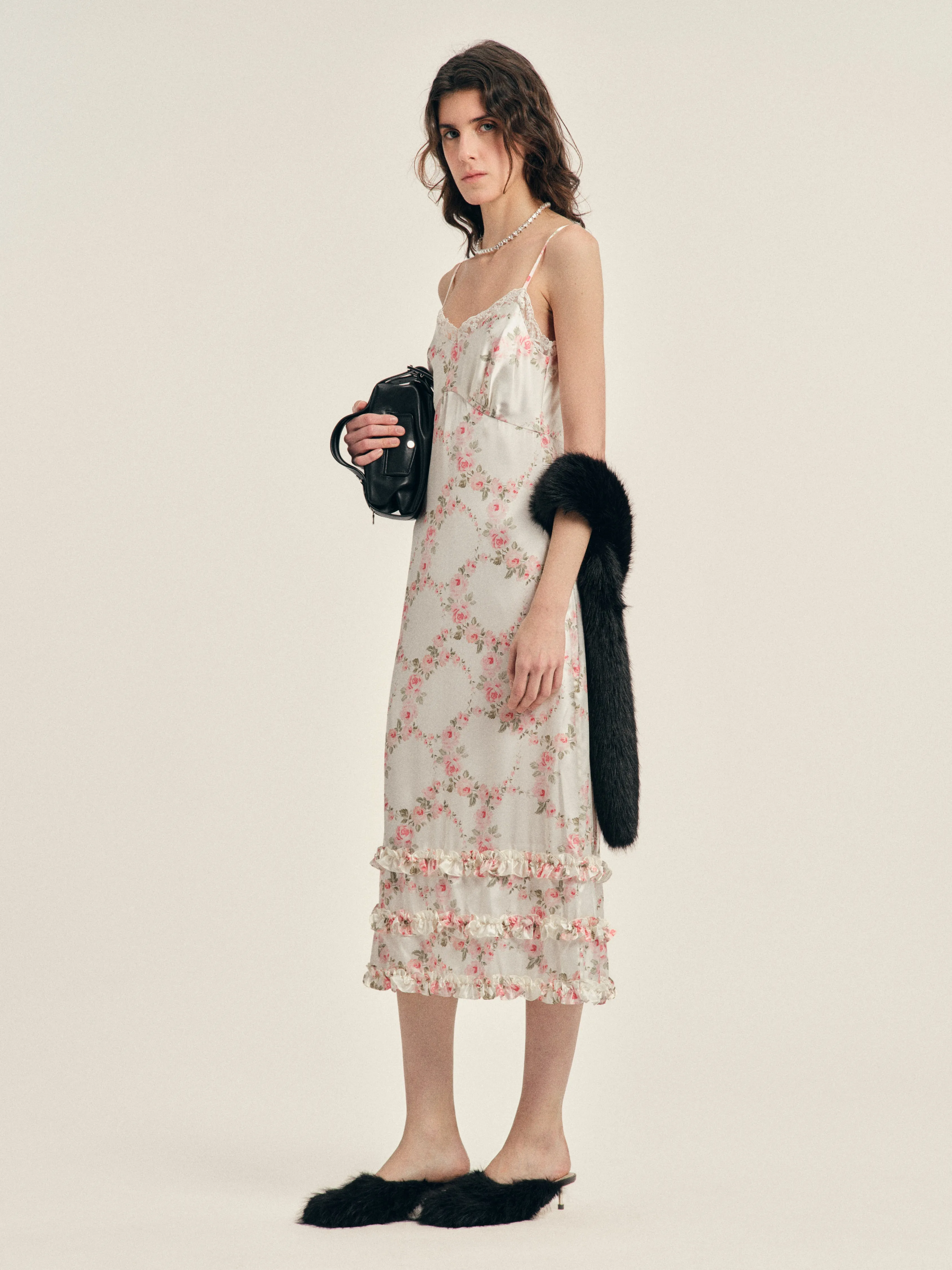 Ruffle Frill Hem Slip Dress sold by Simone Rocha product image thumbnail 2