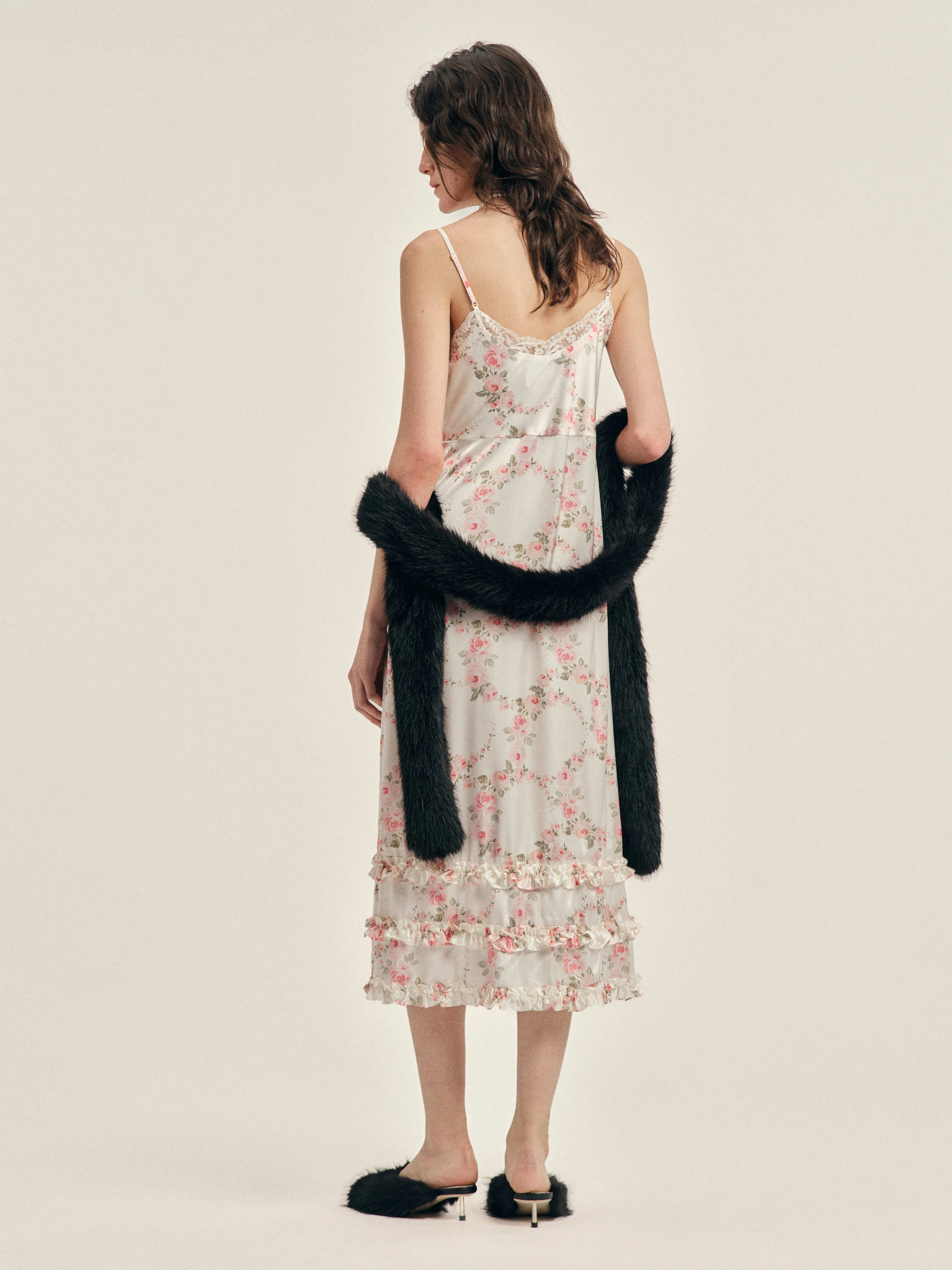 Ruffle Frill Hem Slip Dress sold by Simone Rocha product image thumbnail 3
