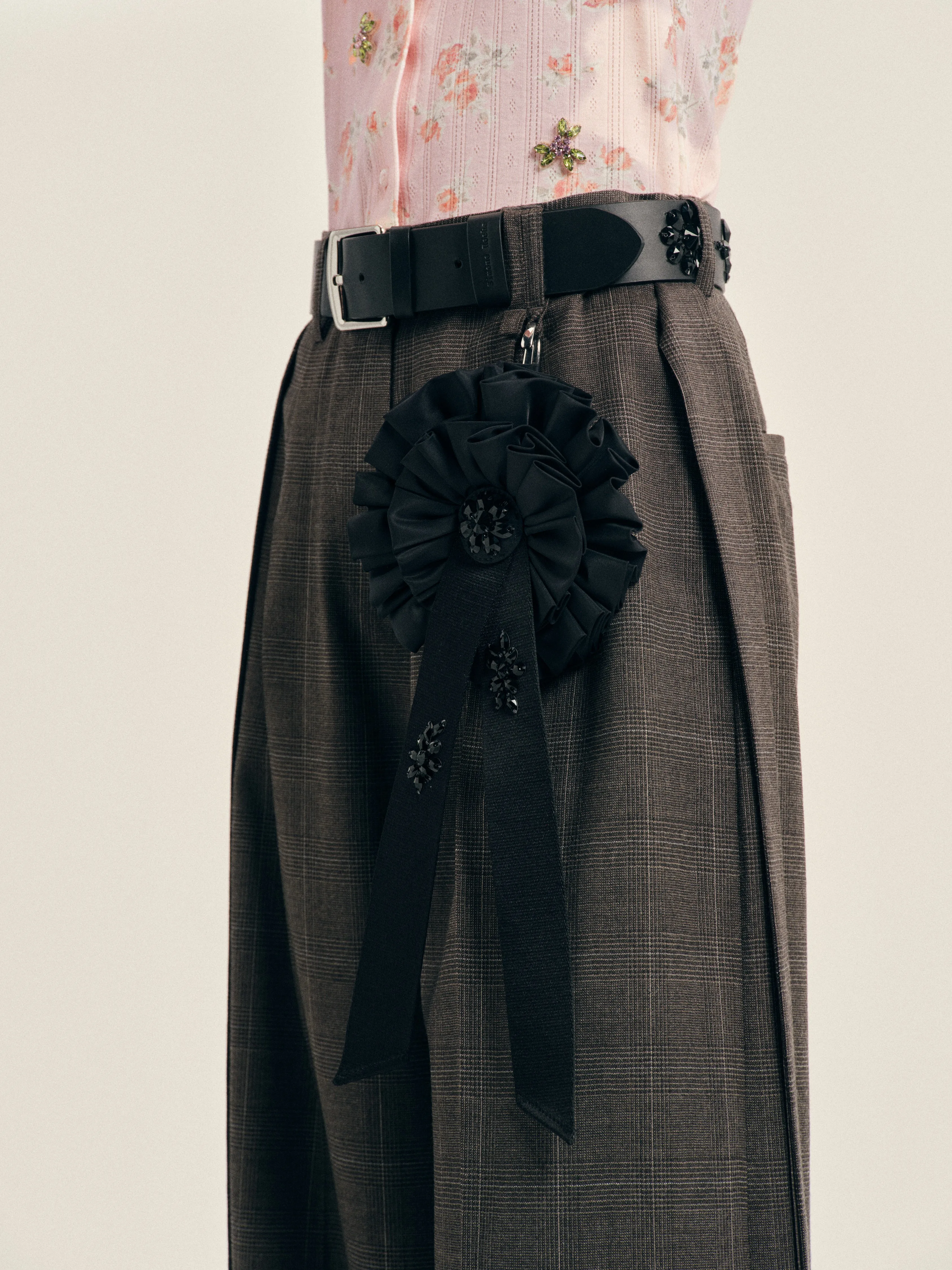 Embellished Ribbon Rosette Coin Purse sold by Simone Rocha product image thumbnail 2
