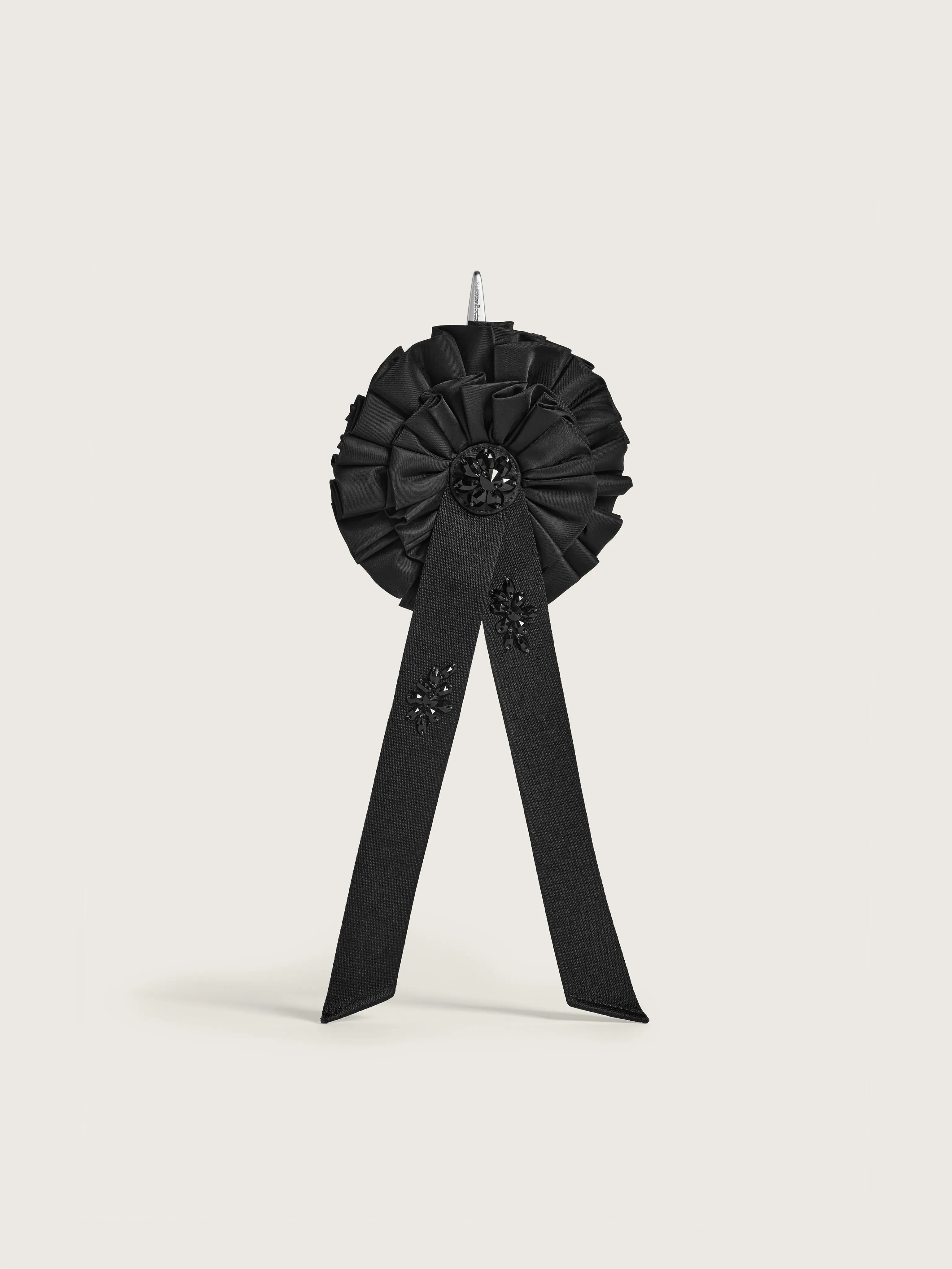 Embellished Ribbon Rosette Coin Purse sold by Simone Rocha