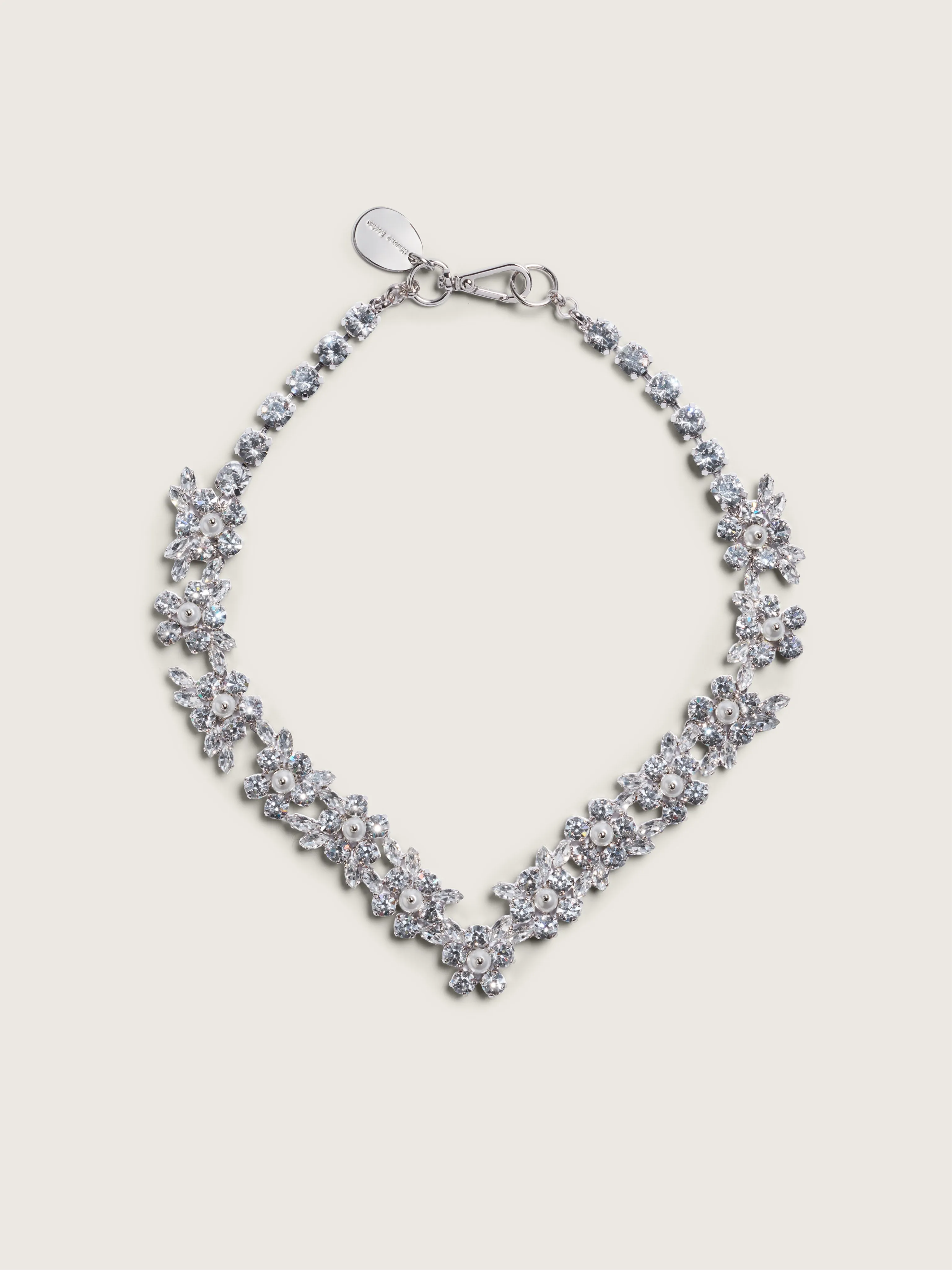 V-Line Floral Necklace sold by Simone Rocha