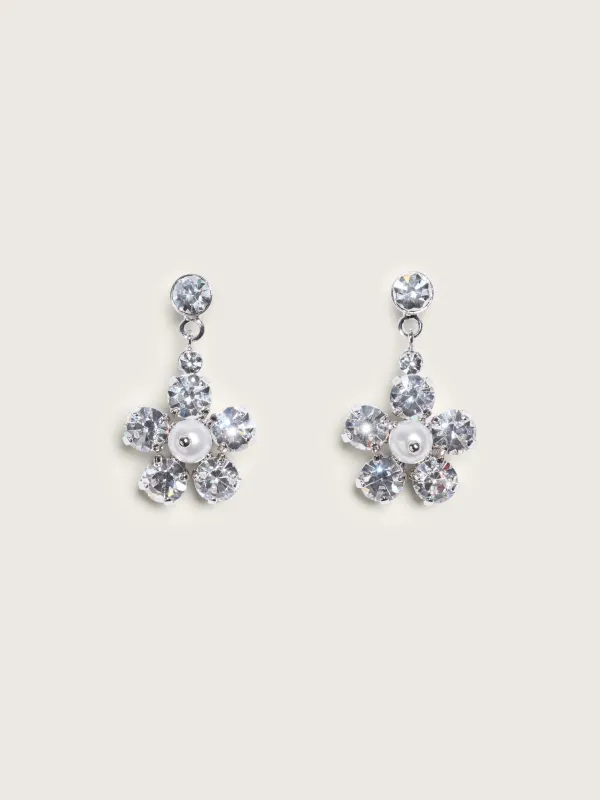 Mini Daisy Drop Earrings made by Simone Rocha
