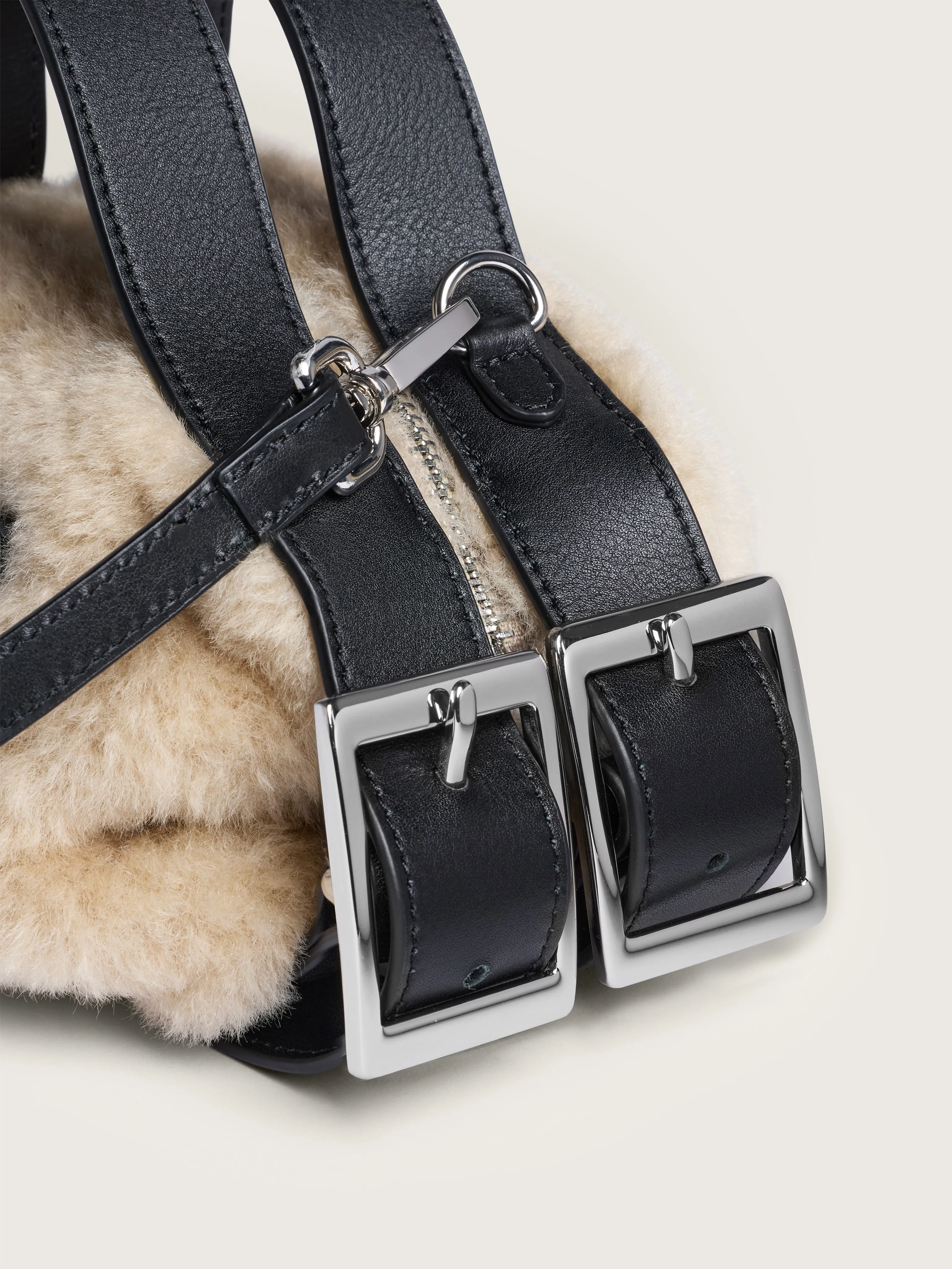 Mini Faux Fur Biker Belt Bag sold by Simone Rocha product image thumbnail 3