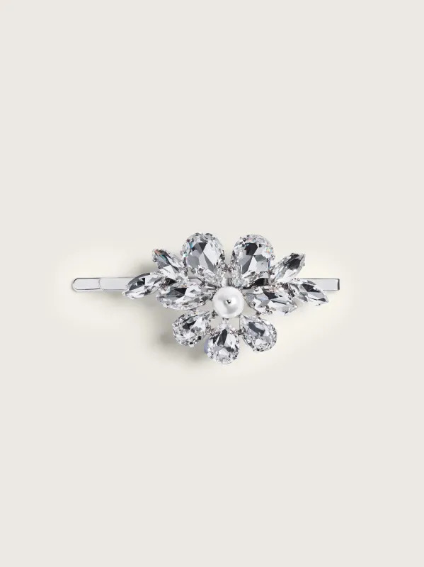 Hellebore Flower Hair Clip made by Simone Rocha
