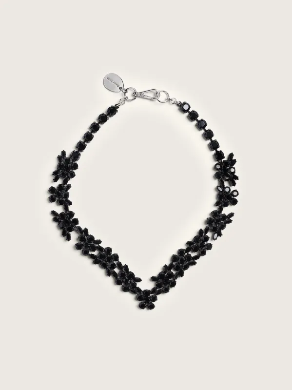V-Line Floral Necklace made by Simone Rocha
