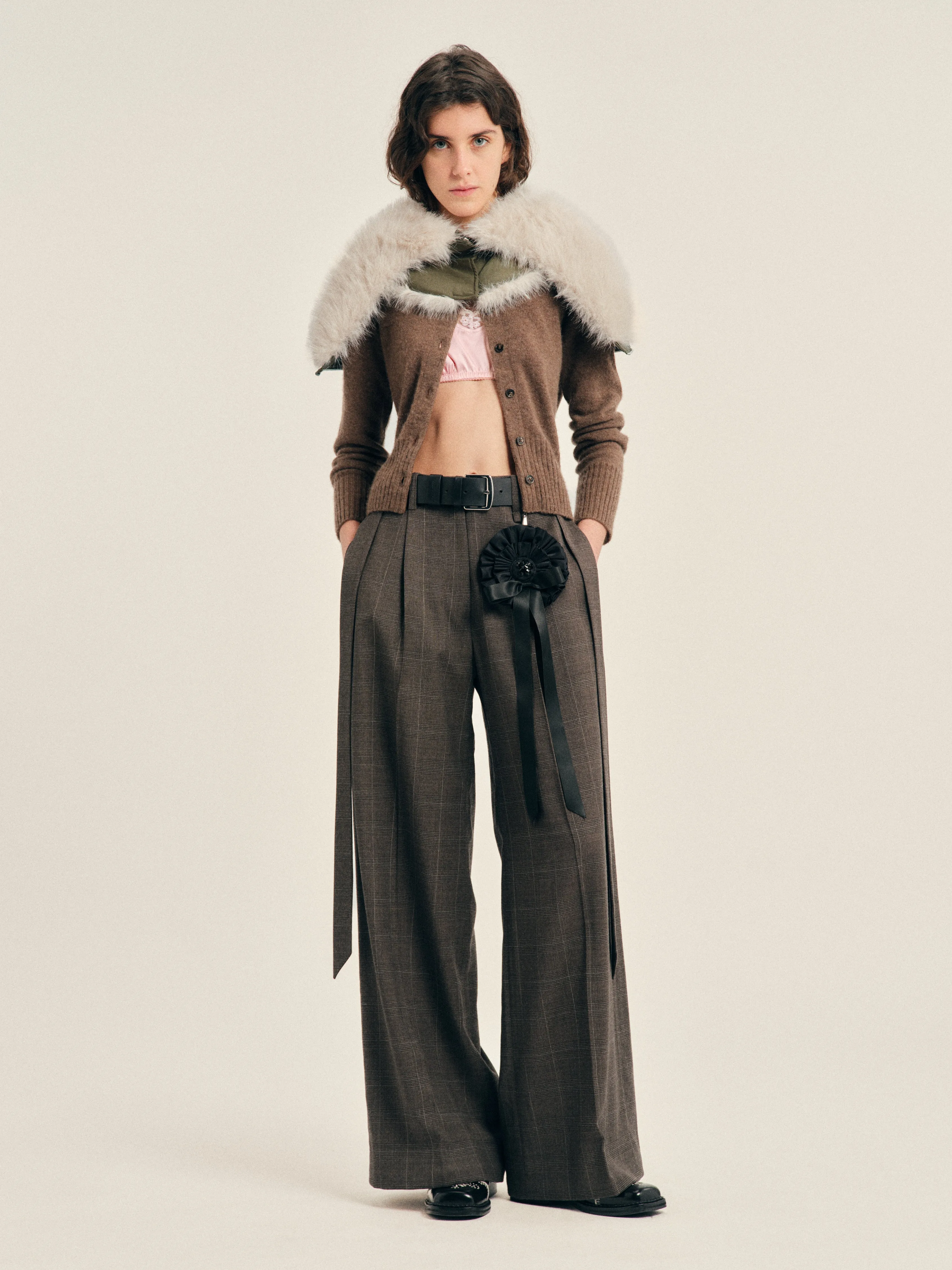 Wide Leg Sash Trousers sold by Simone Rocha
