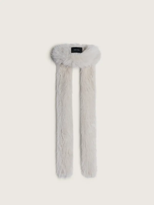 Skinny Faux Fur Scarf made by Simone Rocha