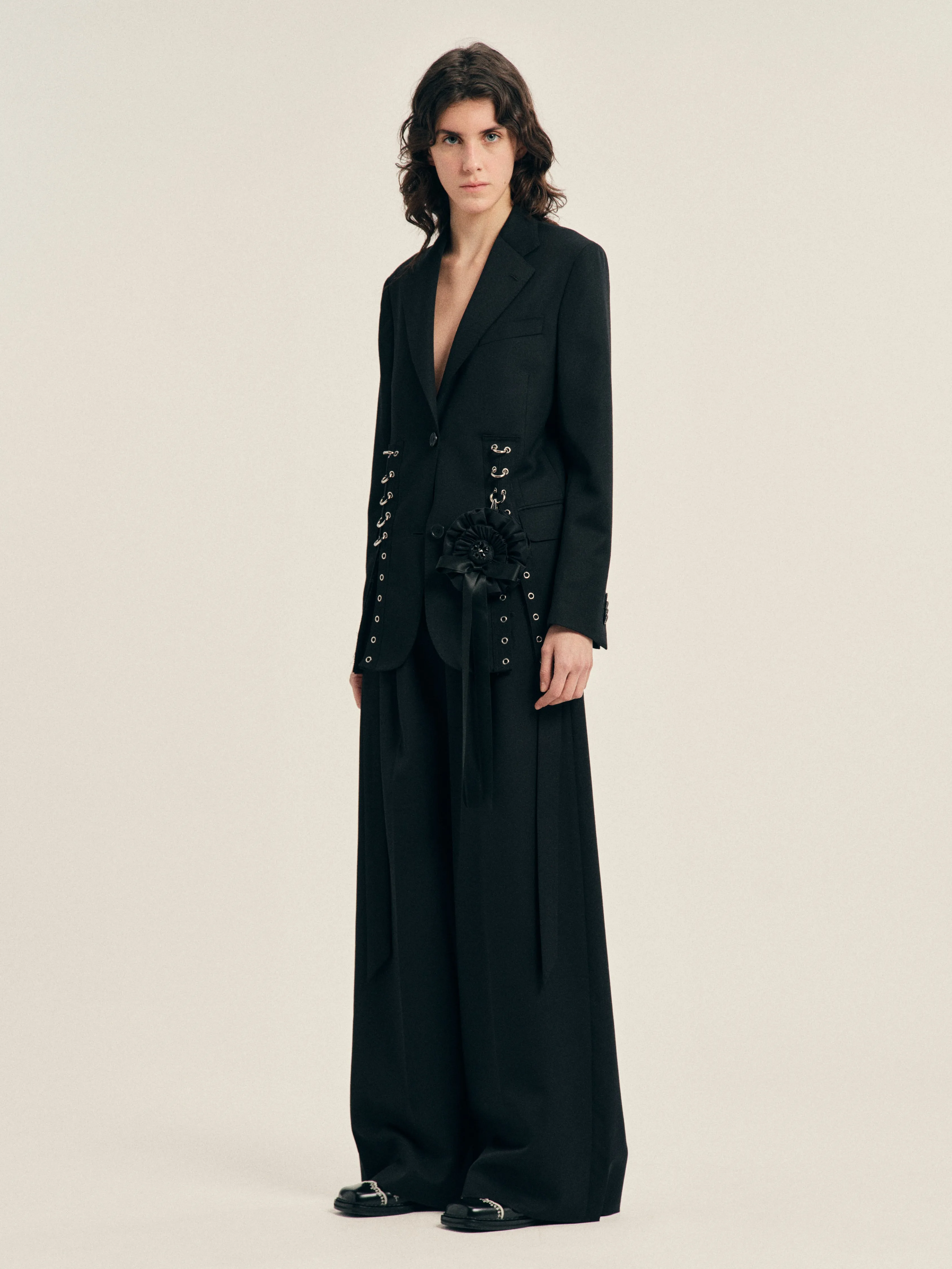 Grommet Ring Hem Slice Jacket sold by Simone Rocha product image thumbnail 2