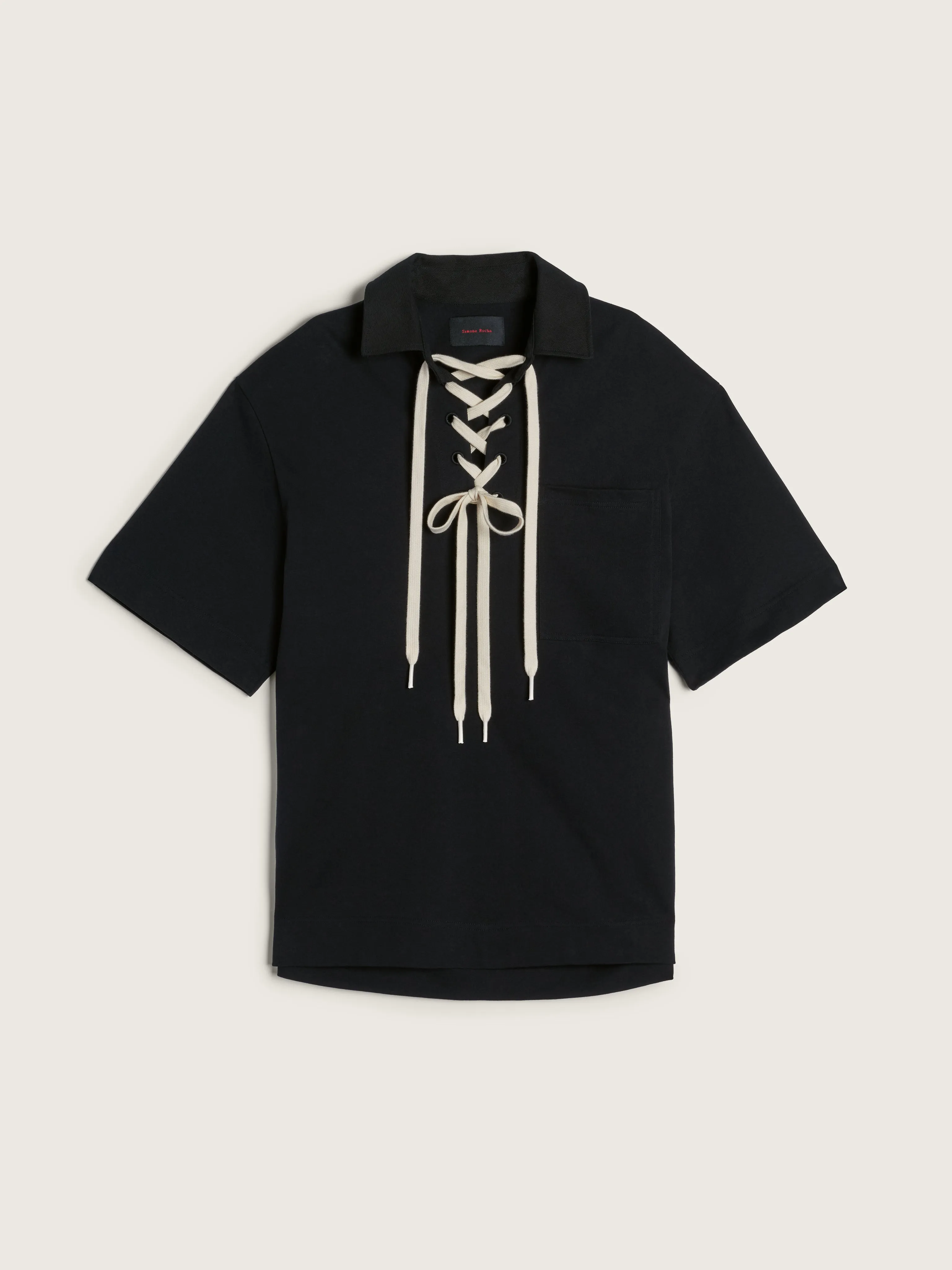 Lace Up Rugby Polo sold by Simone Rocha