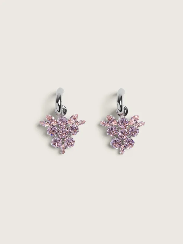 Frond Hoop Earrings made by Simone Rocha