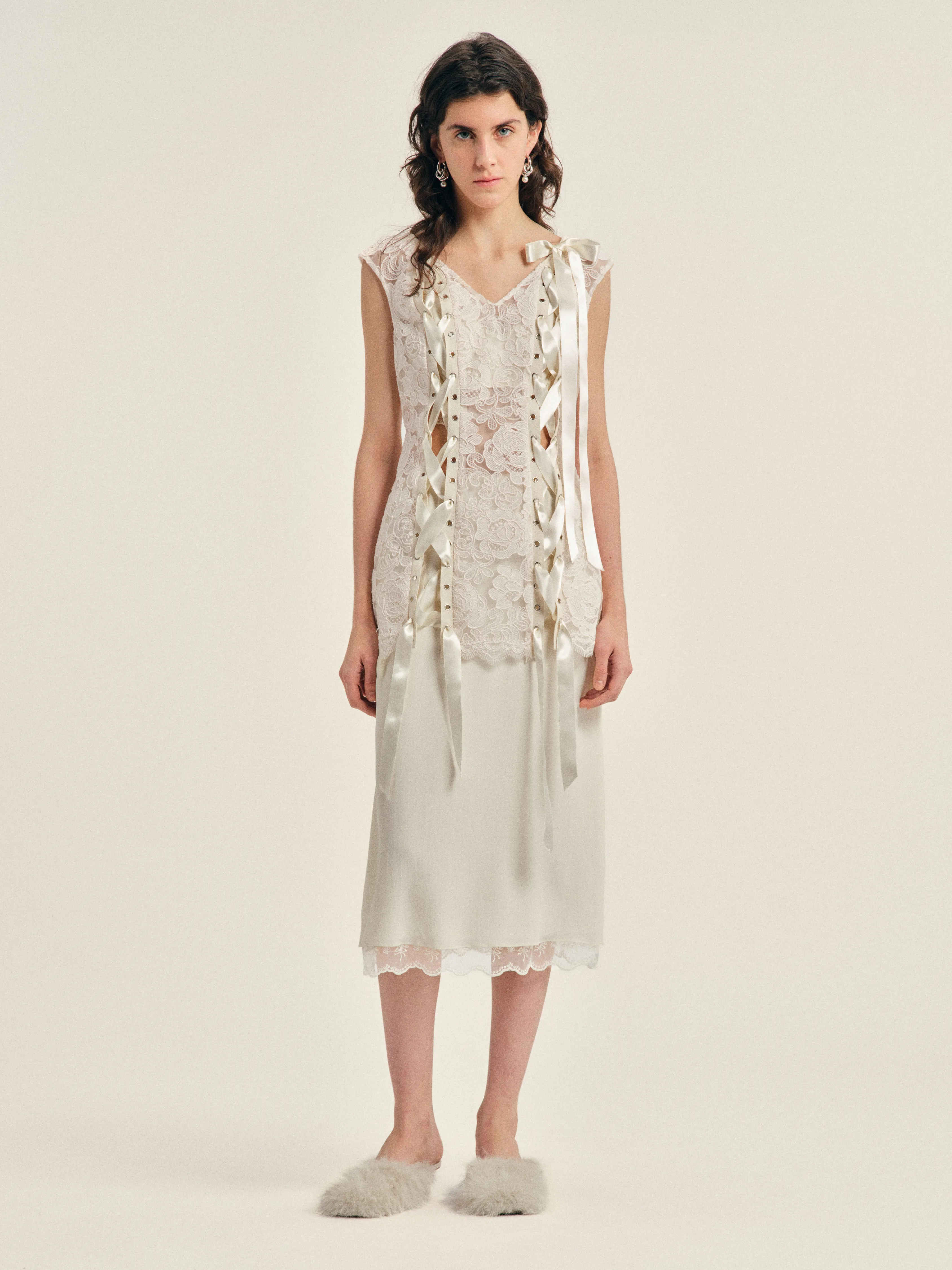 Unraveling Ribbon Portrait Top sold by Simone Rocha product image thumbnail 2