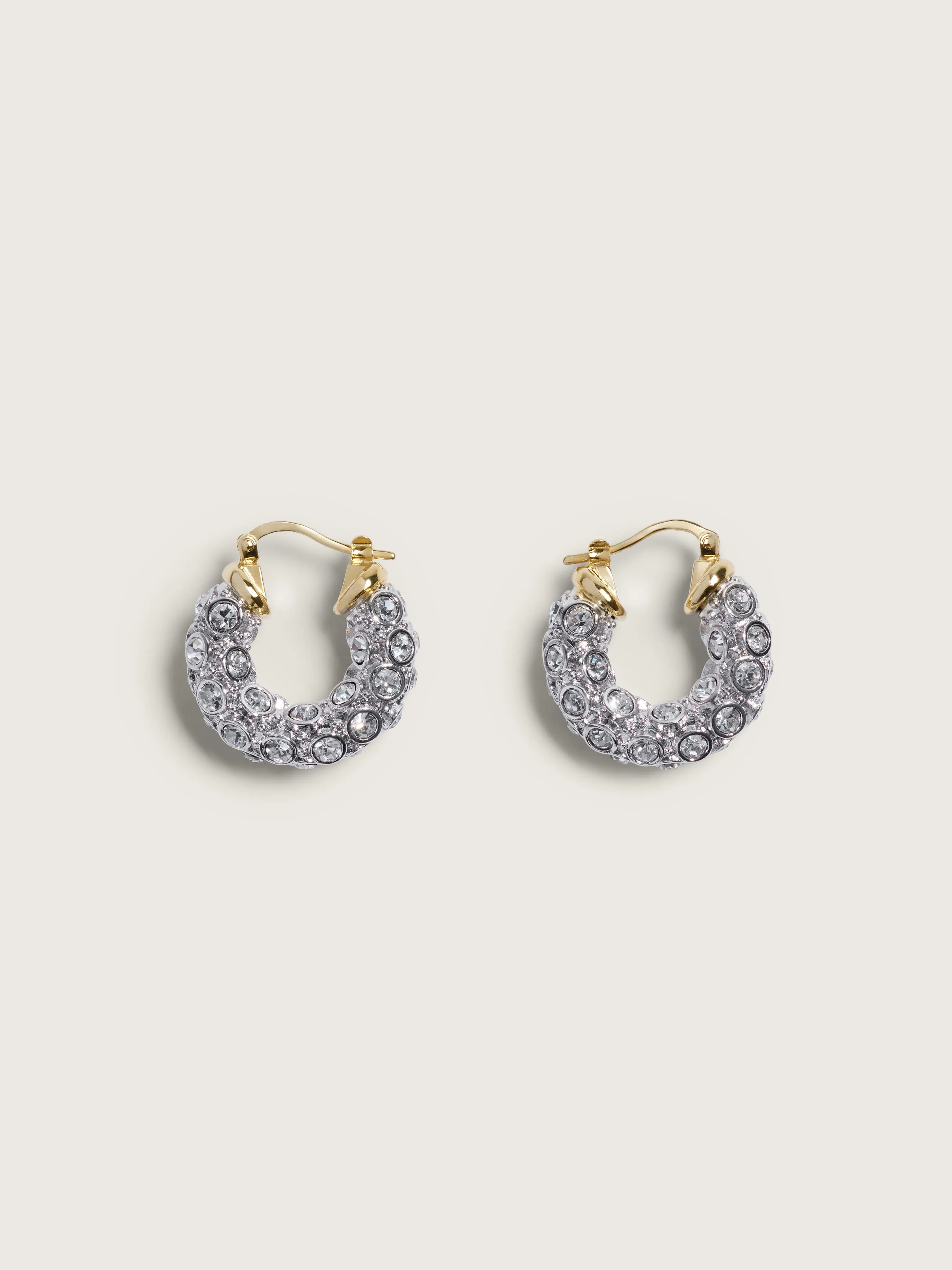 Rhinestone Hoop Earrings sold by Simone Rocha