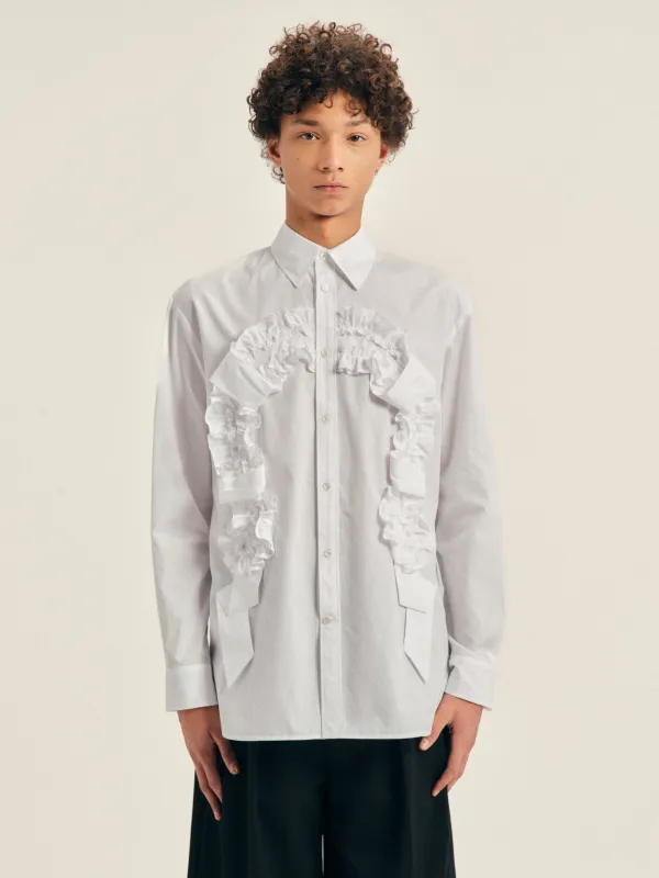 Ruffle Horseshoe Easy Shirt made by Simone Rocha
