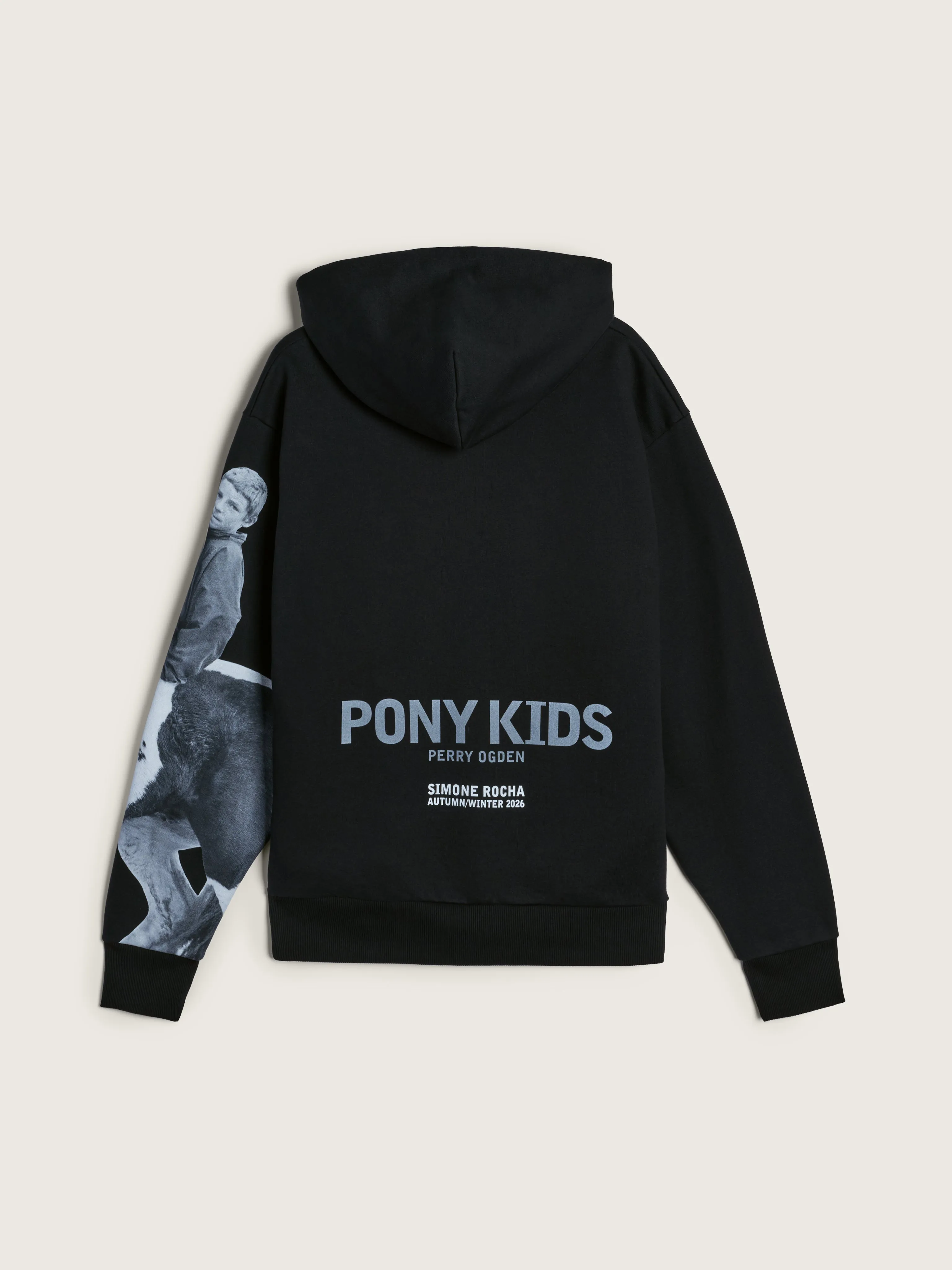 Boxy Pony Kid Print Hoodie sold by Simone Rocha product image thumbnail 2