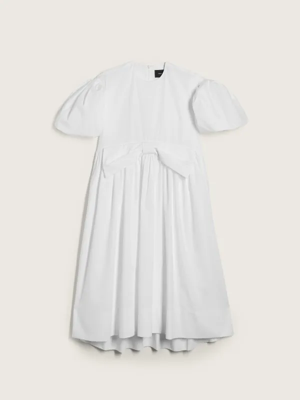 Puff Sleeve Gathered Bow Smock Dress made by Simone Rocha