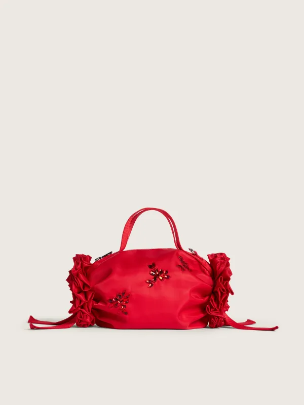 Turbo Embellished Mini Double Ribbon Rosette Bag made by Simone Rocha