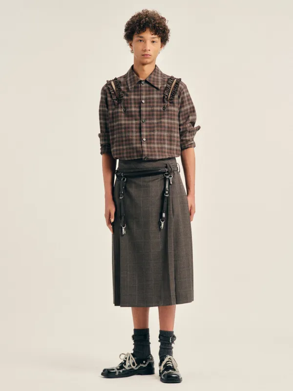 Tailored Clip Kilt made by Simone Rocha