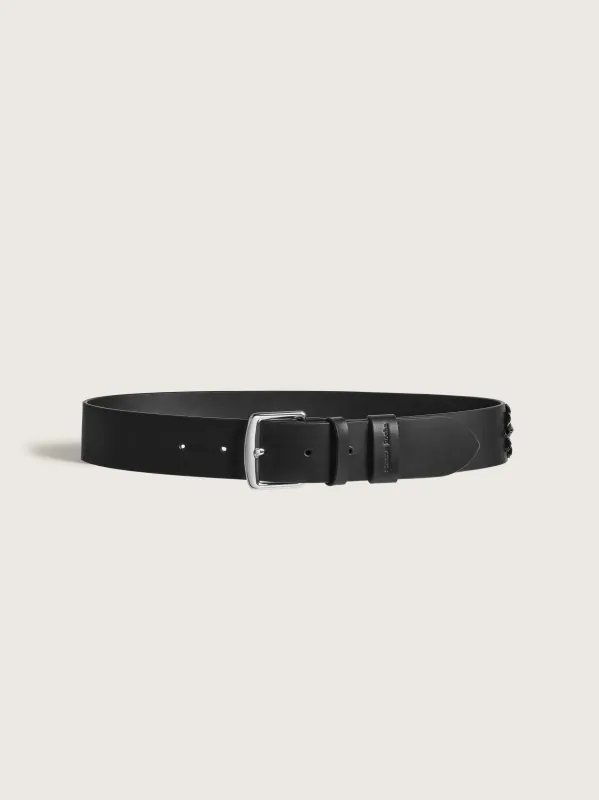 Embellished Leather Belt made by Simone Rocha
