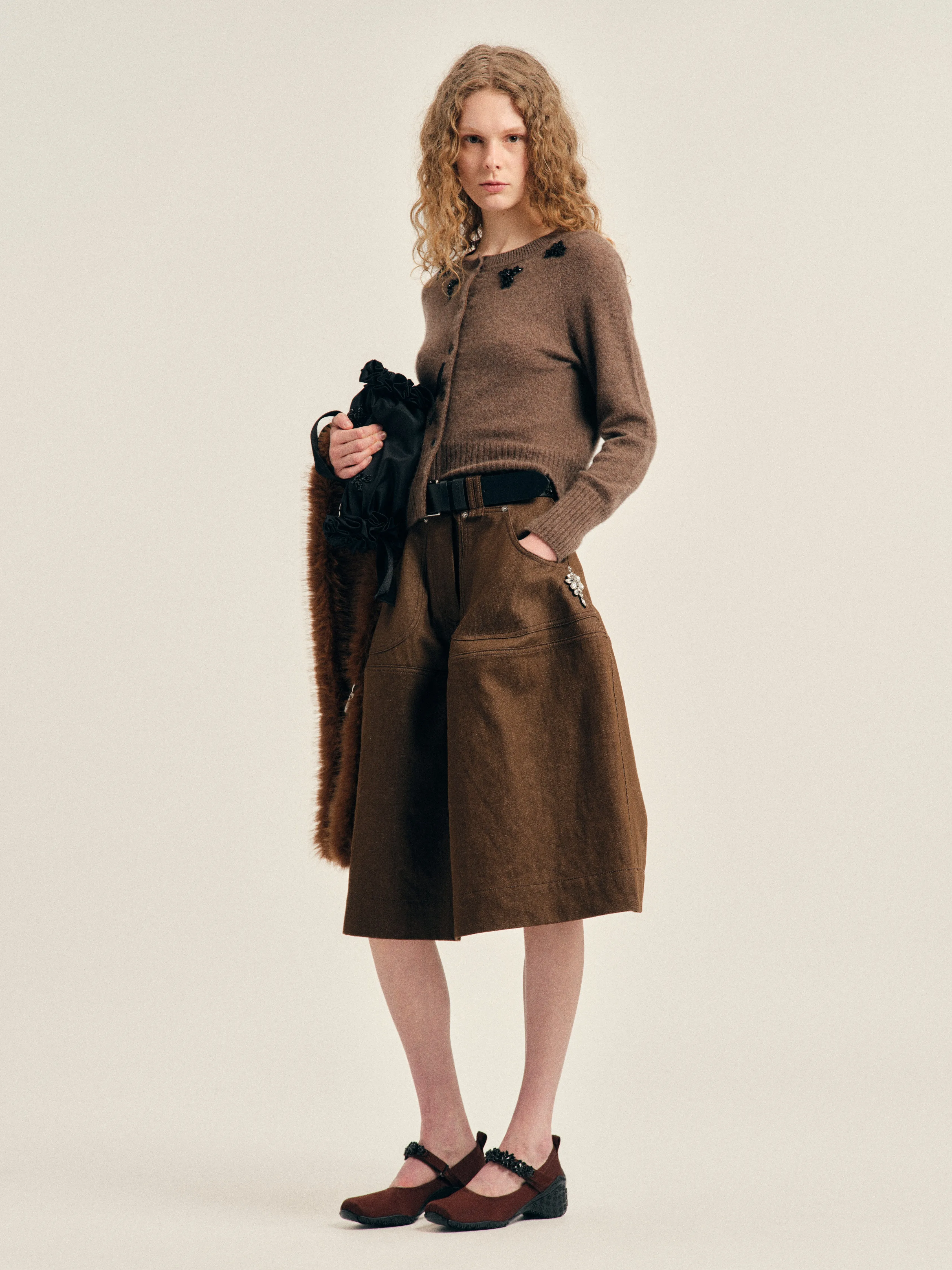 Embellished Utility Hip Bustle Skirt sold by Simone Rocha product image thumbnail 2