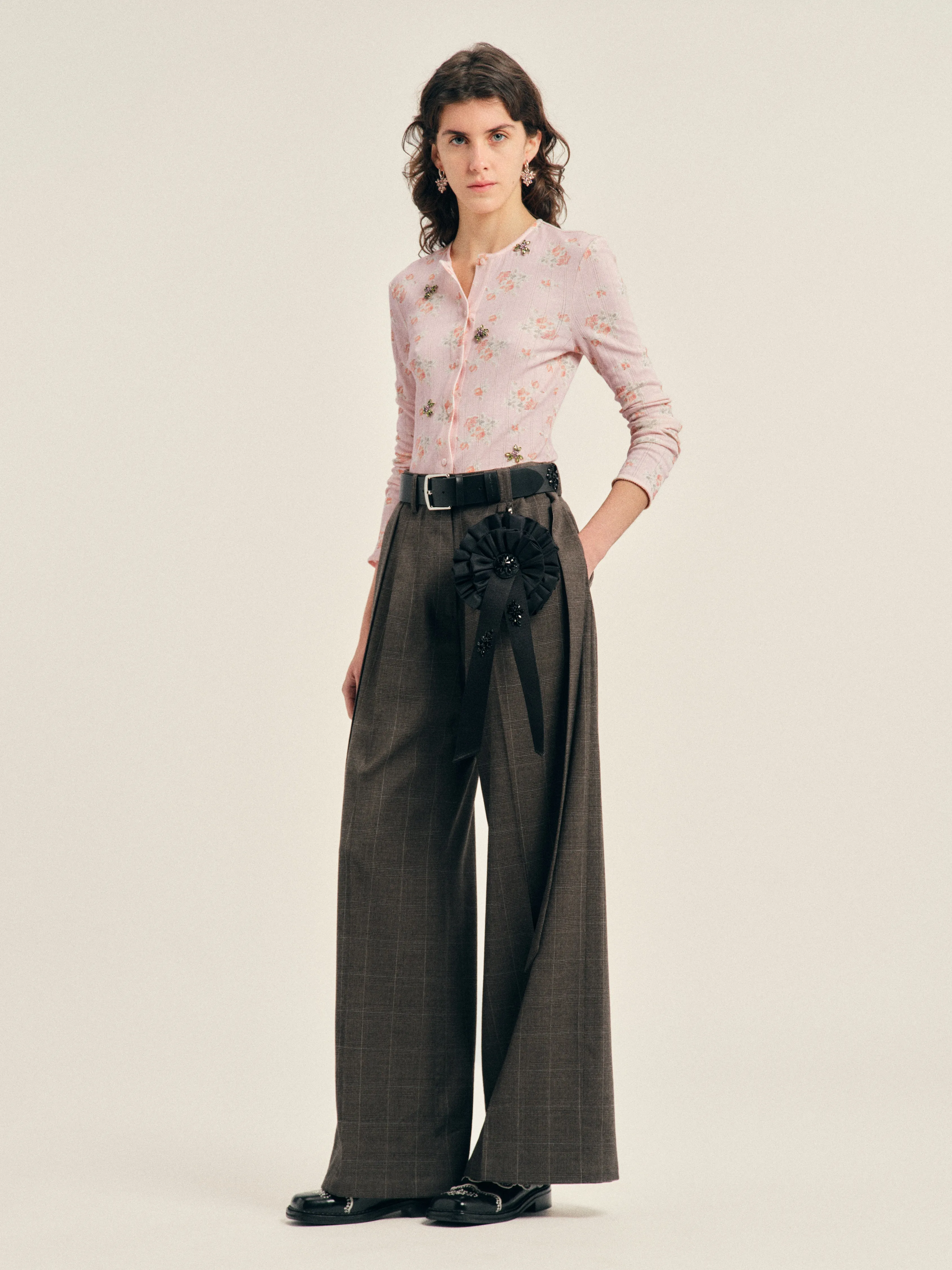Embellished Pointelle Cardigan sold by Simone Rocha product image thumbnail 3