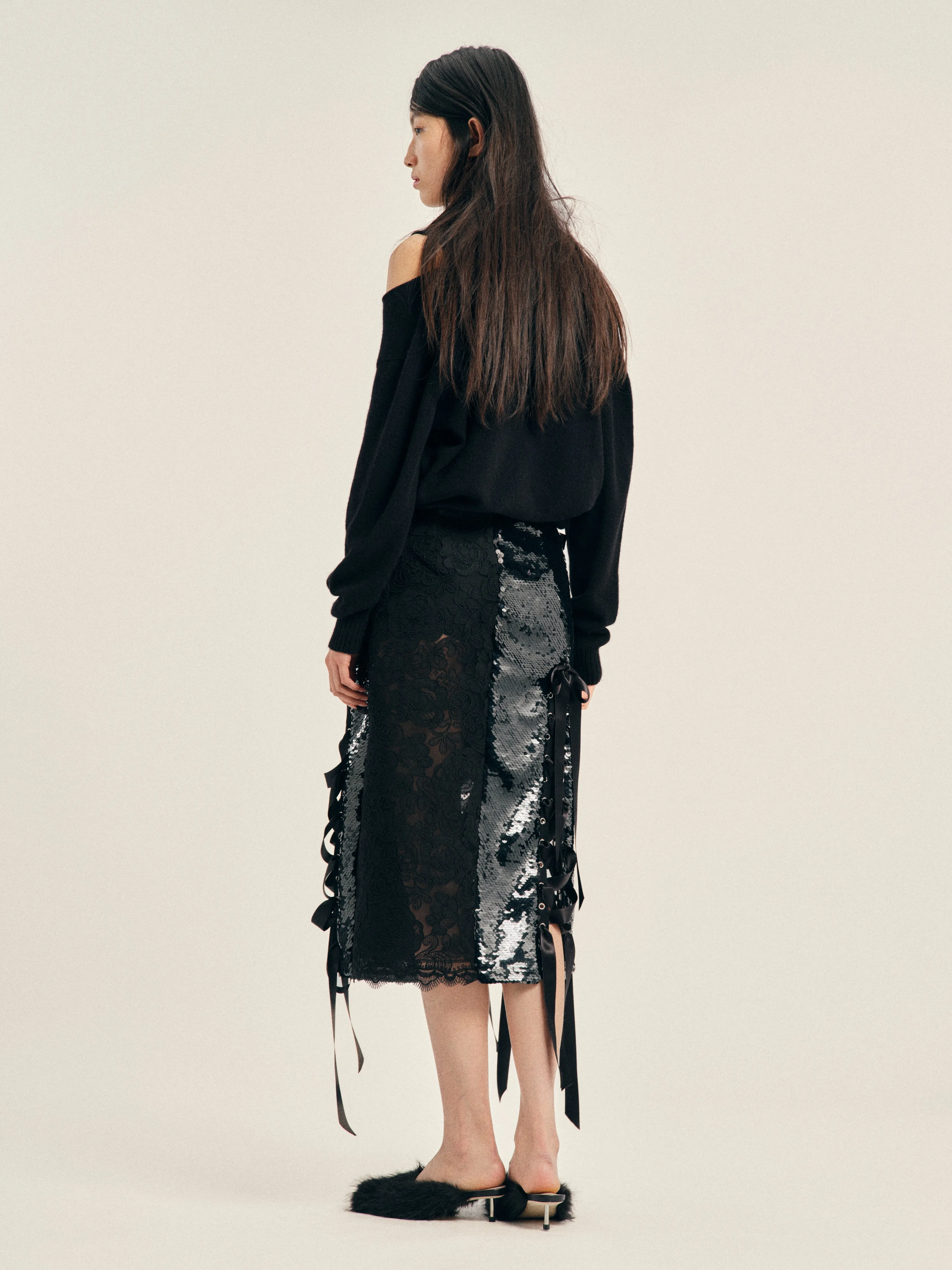Unraveling Ribbon Patchwork Ring Skirt sold by Simone Rocha product image thumbnail 3