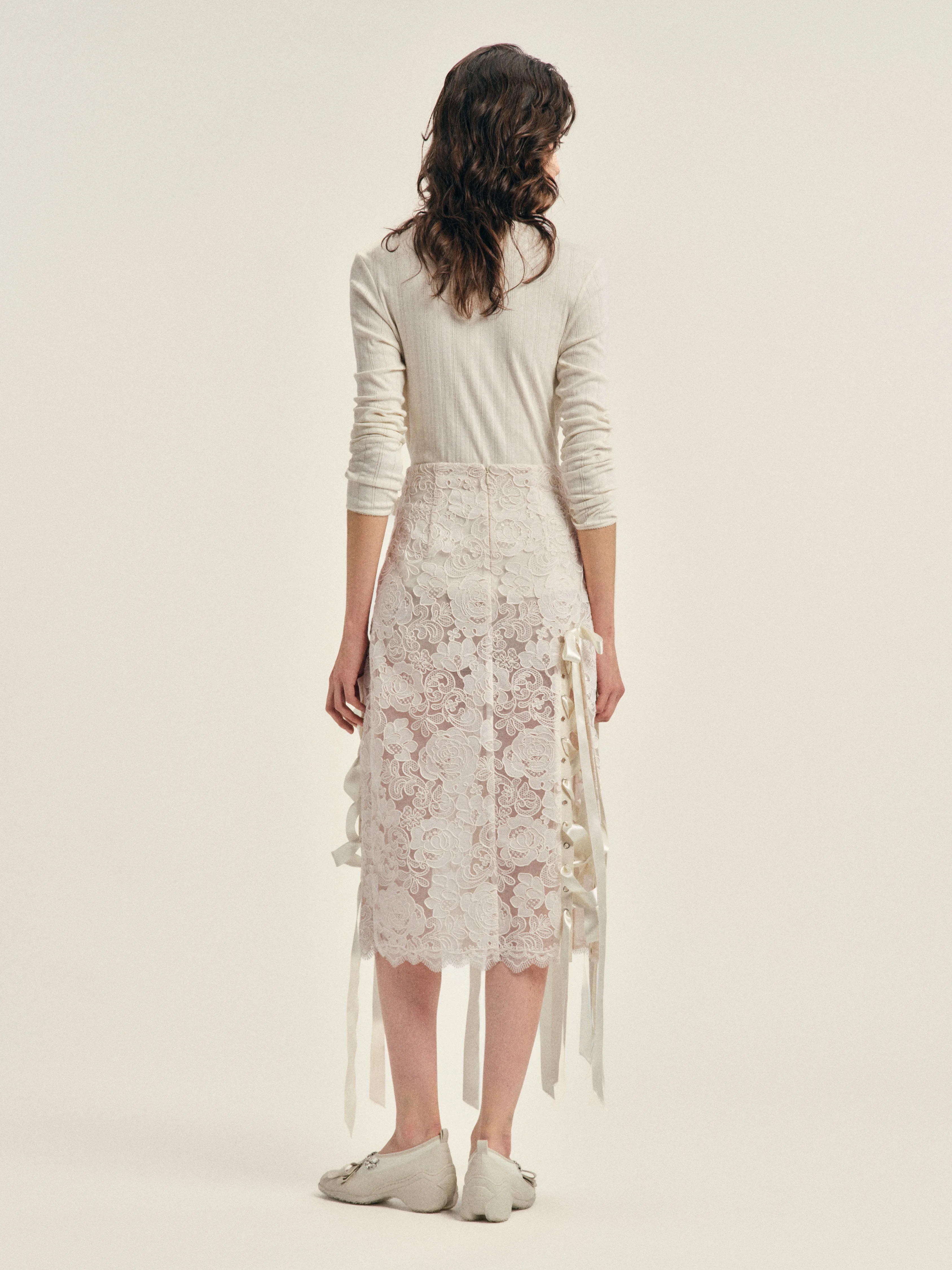 Turbo Embellished Pointelle Cardigan sold by Simone Rocha product image thumbnail 4
