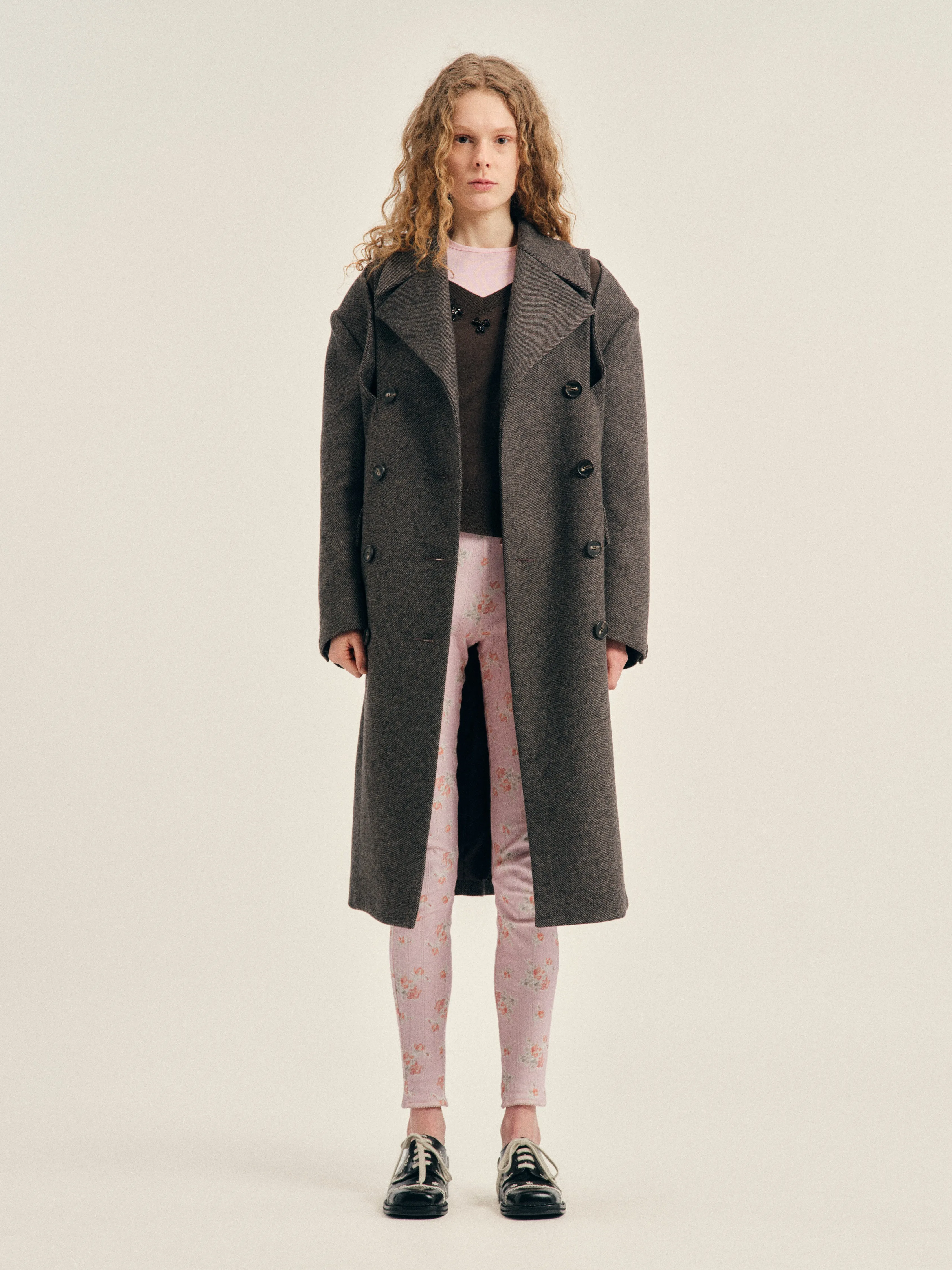 Double Breasted Slash Coat sold by Simone Rocha product image thumbnail 3