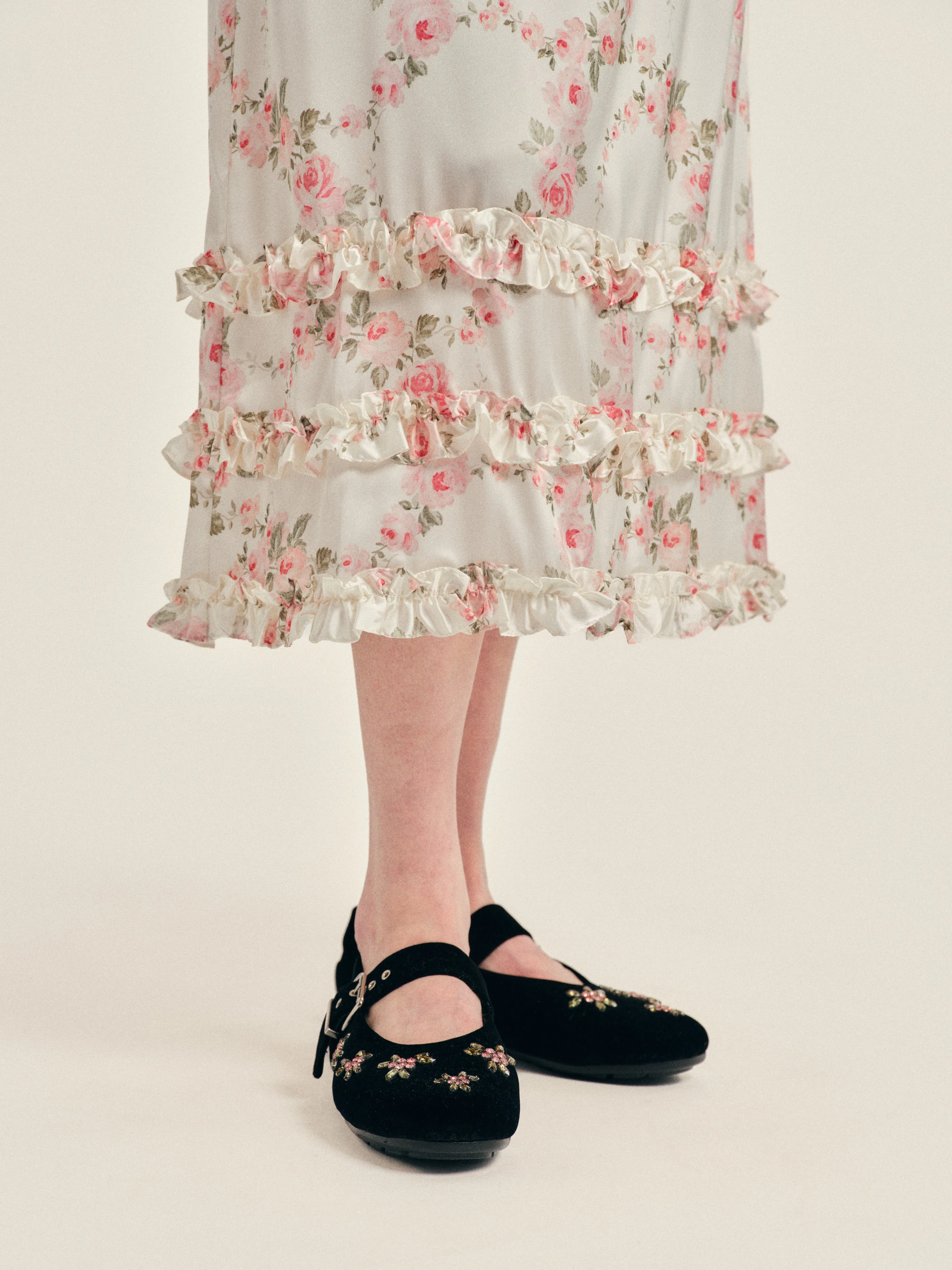 Embellished Mary Jane Ballerina Grip sold by Simone Rocha product image thumbnail 4