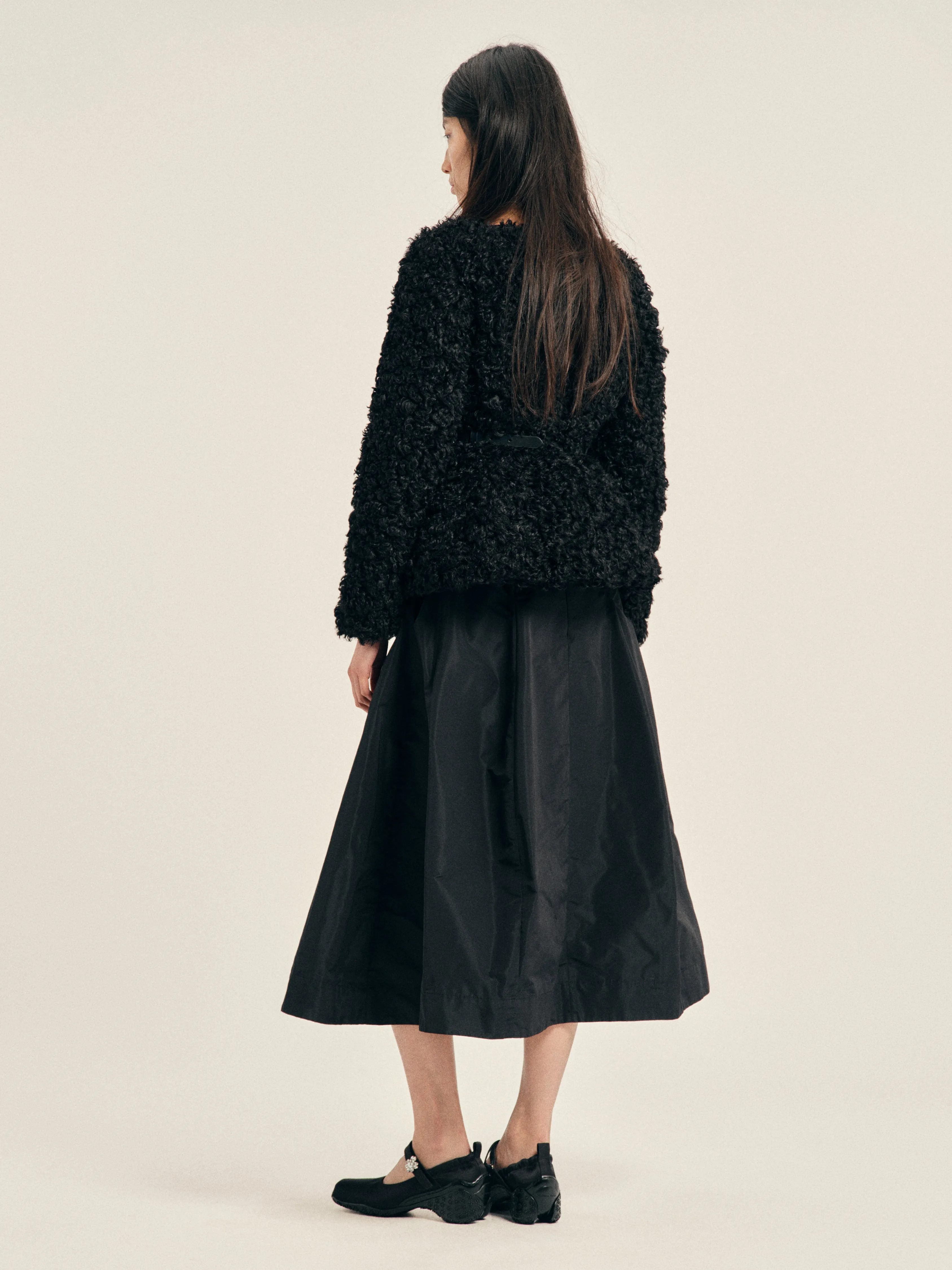 Faux Fur Round Sculpt Bustle Jacket sold by Simone Rocha product image thumbnail 3