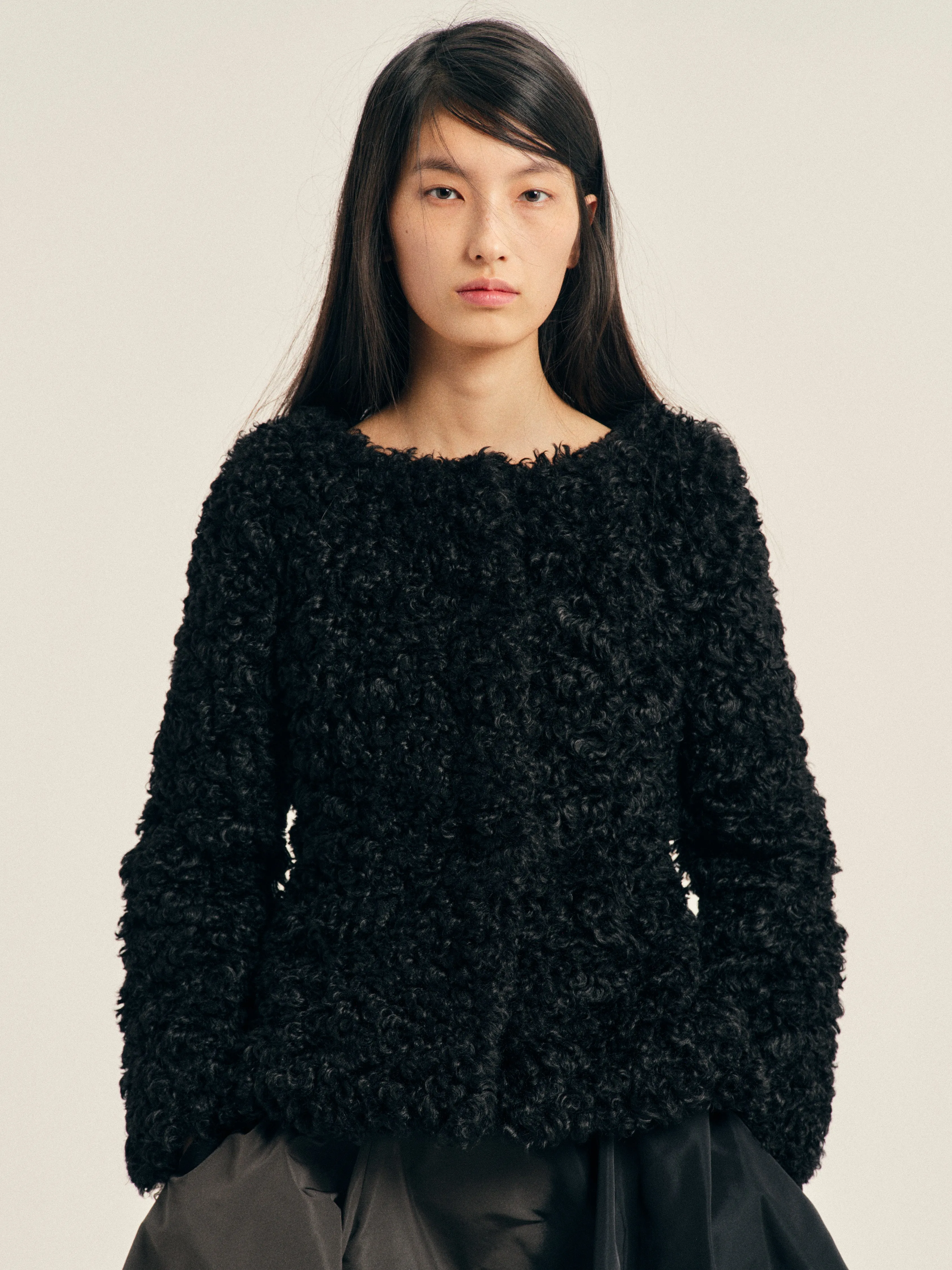 Faux Fur Round Sculpt Bustle Jacket sold by Simone Rocha product image thumbnail 4
