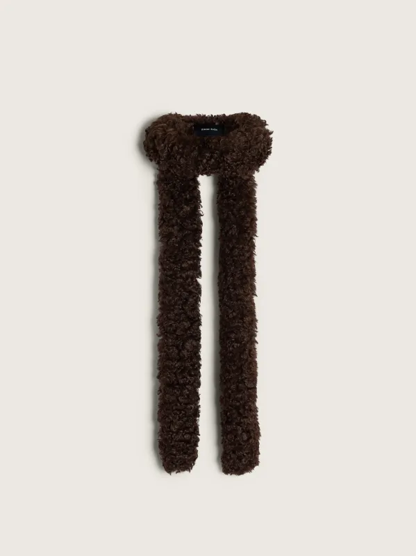 Skinny Faux Fur Scarf made by Simone Rocha