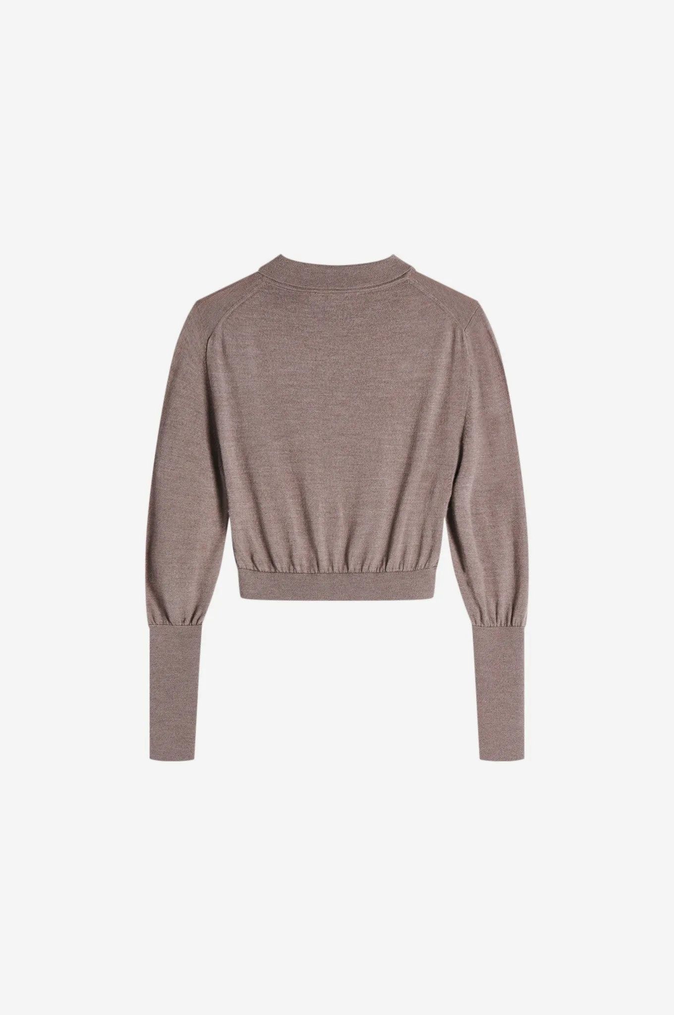Embellished Merino Silk Knit Polo Jumper sold by Simone Rocha product image thumbnail 2