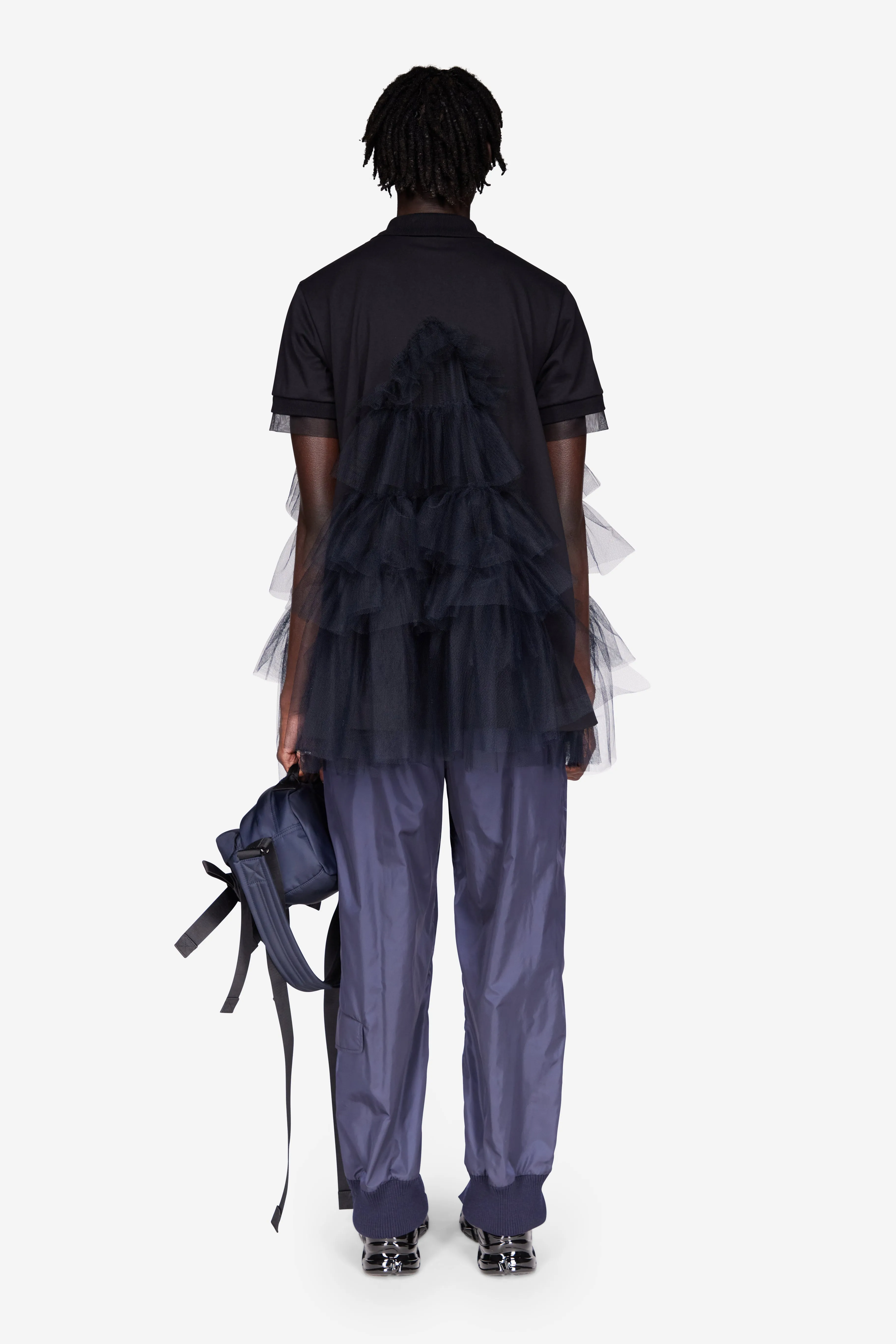 Tulle Frill Polo Shirt sold by Simone Rocha product image thumbnail 3