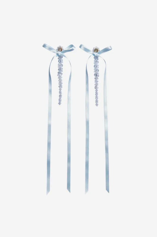 Bow Ribbon Drip Earrings sold by Simone Rocha