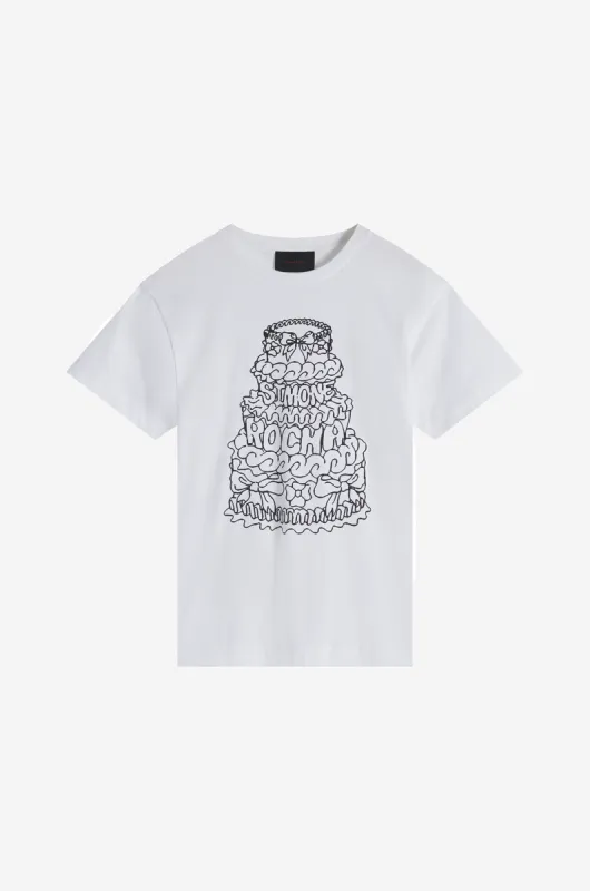 Cake Print T-Shirt sold by Simone Rocha