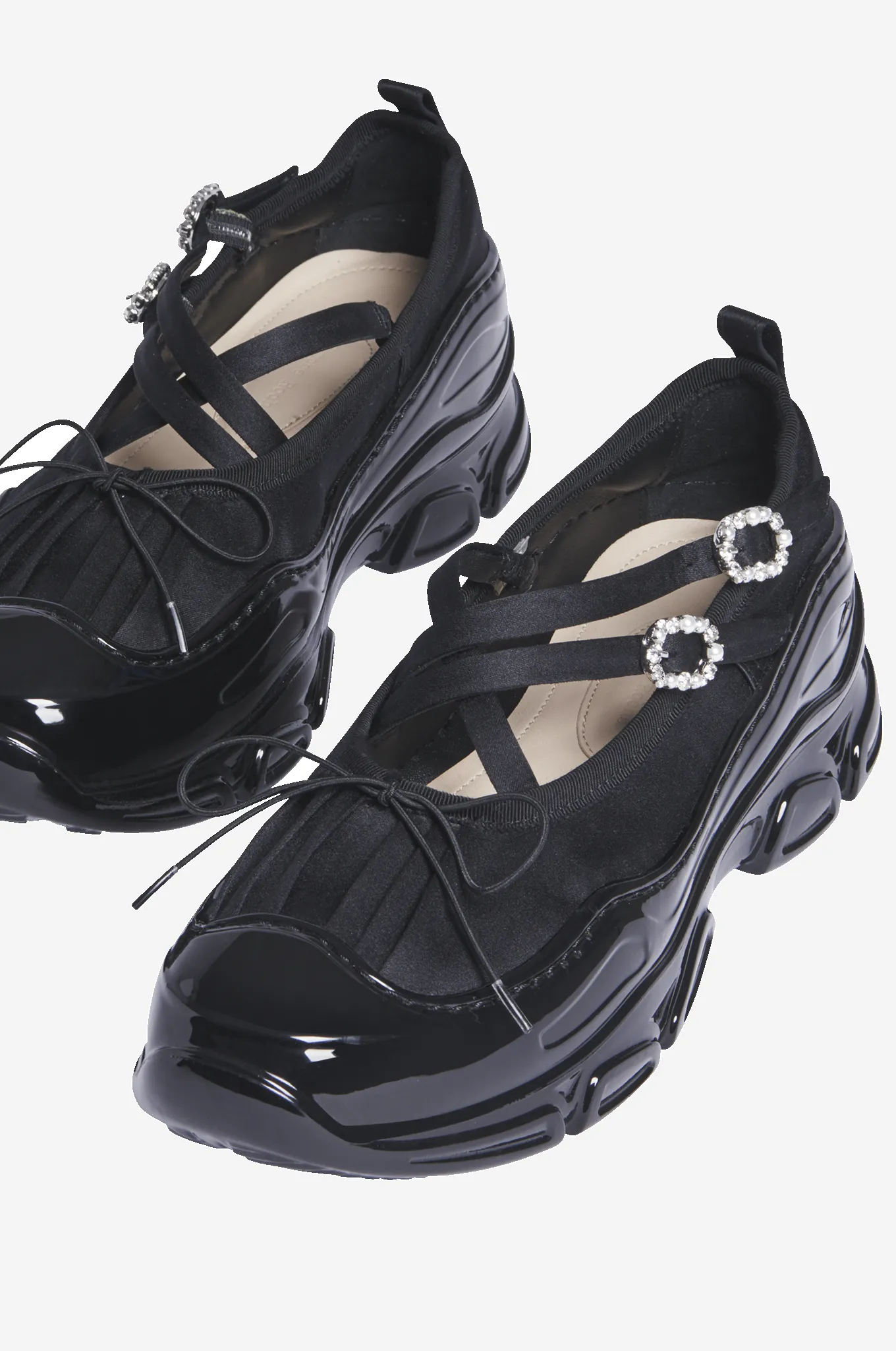 Crystal Buckle Tracker Ballerina sold by Simone Rocha product image thumbnail 2