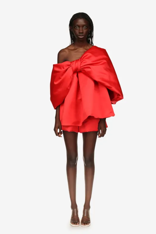 Gathered Big Bow Top made by Simone Rocha