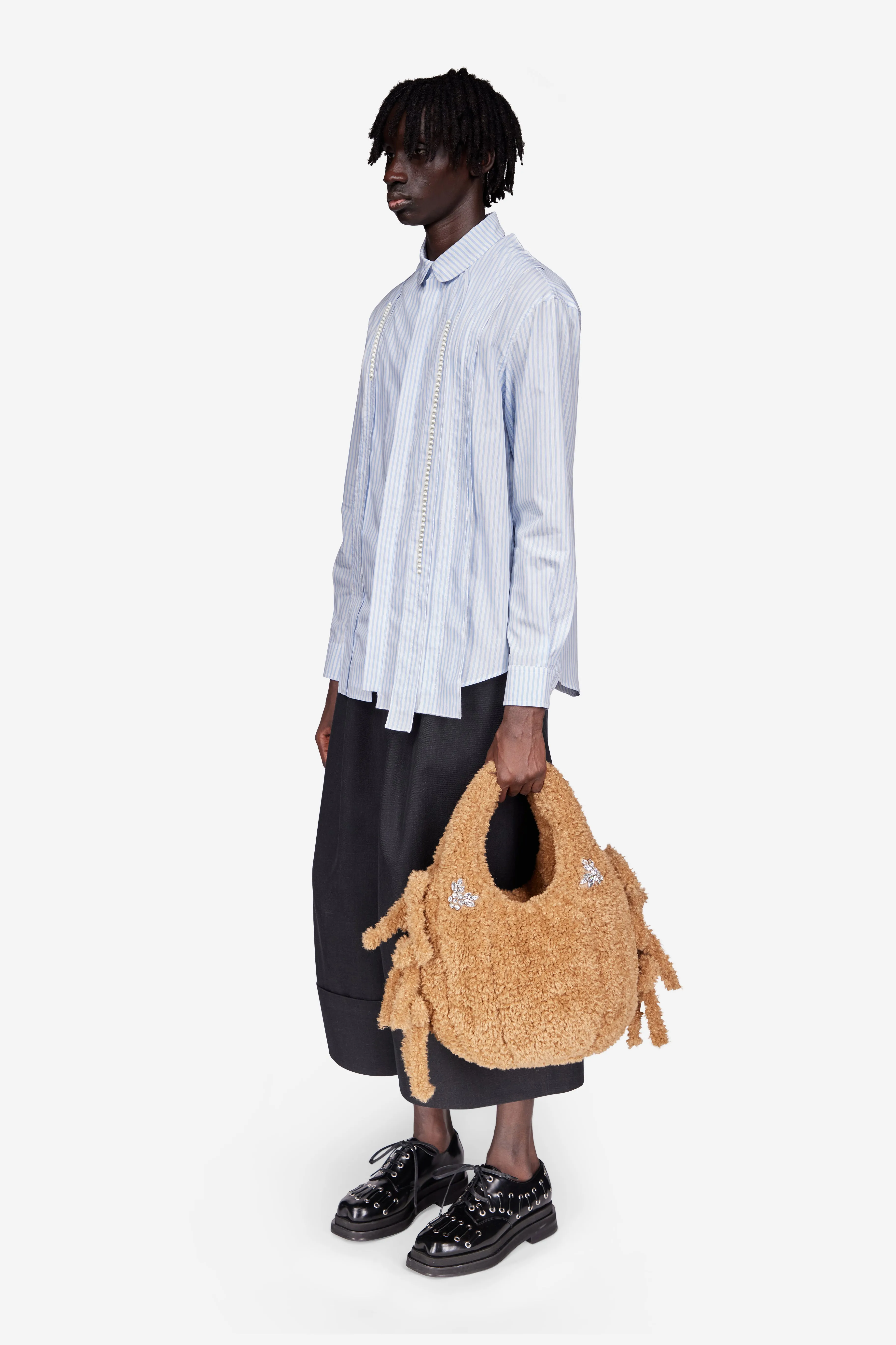 Beaded Inverted Seam Classic Fit Shirt sold by Simone Rocha product image thumbnail 2