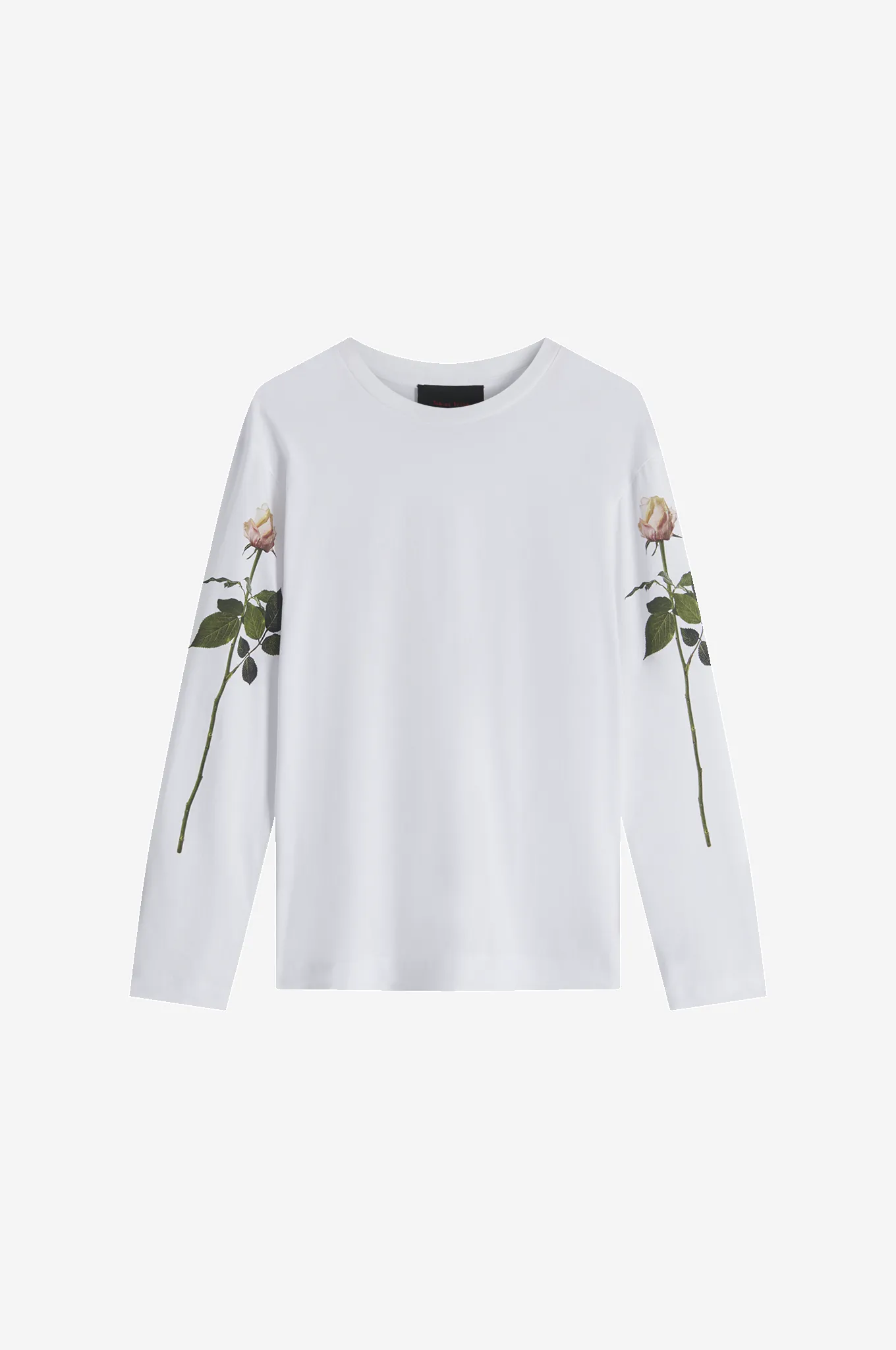 Rose Print Long Sleeve T-Shirt sold by Simone Rocha