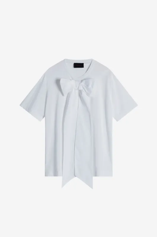 Front Bow Boxy T-Shirt sold by Simone Rocha