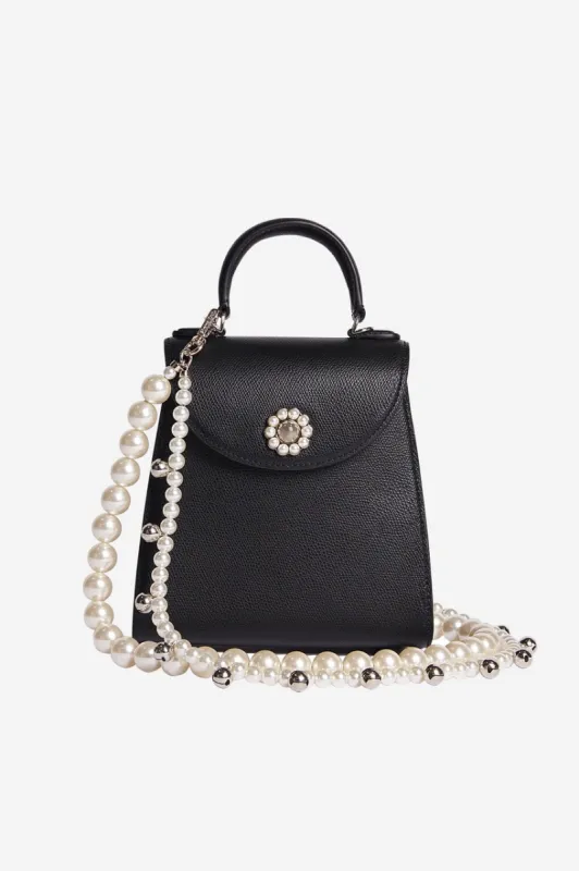 Bell Charm and Pearl Bag Strap made by Simone Rocha